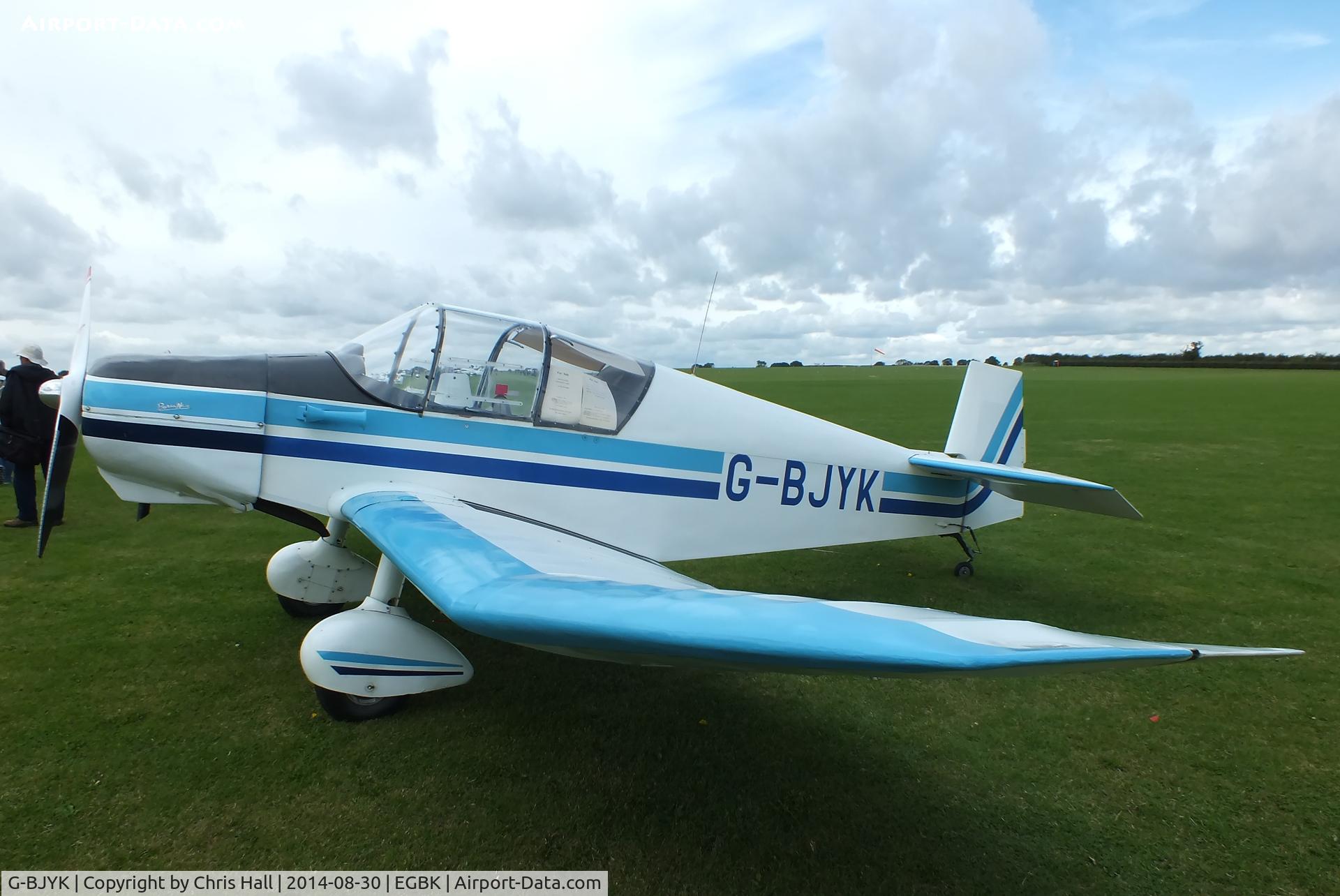 G-BJYK, 1960 Jodel (Wassmer) D-120A Paris-Nice C/N 185, at the LAA Rally 2014, Sywell