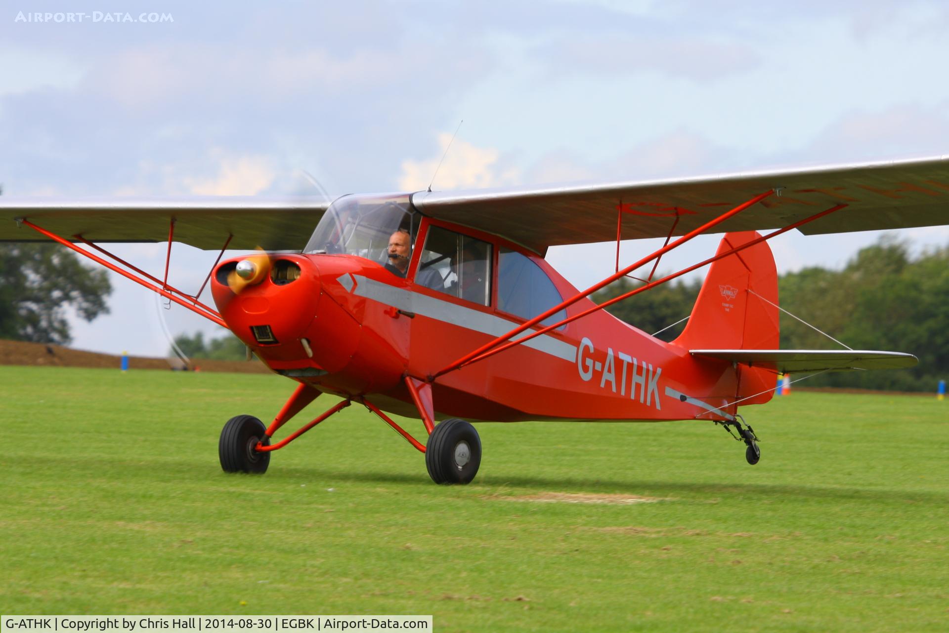 G-ATHK, 1946 Aeronca 7AC Champion C/N 7AC-971, at the LAA Rally 2014, Sywell