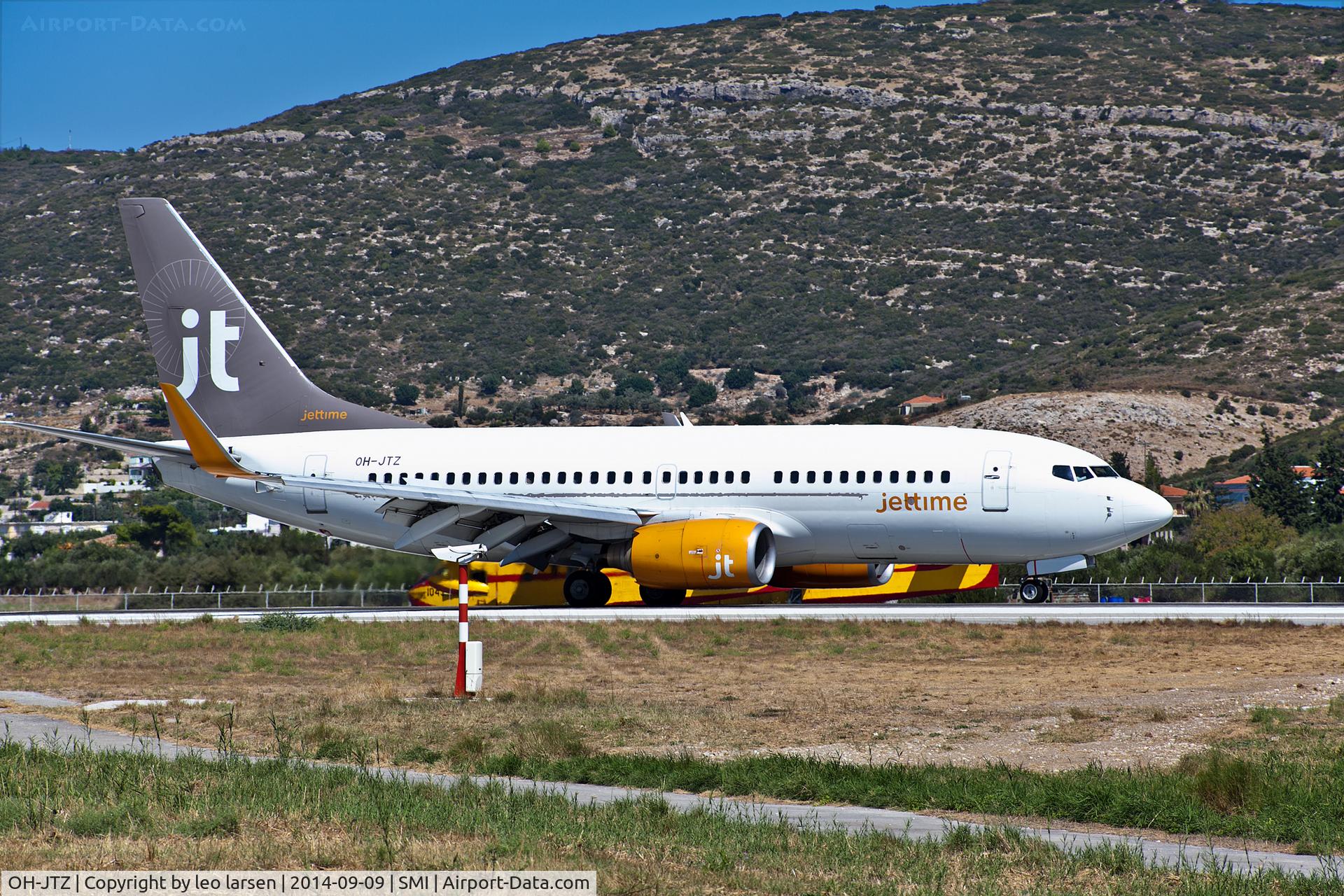 OH-JTZ, 1999 Boeing 737-73S C/N 29083, Samos 9.9.14