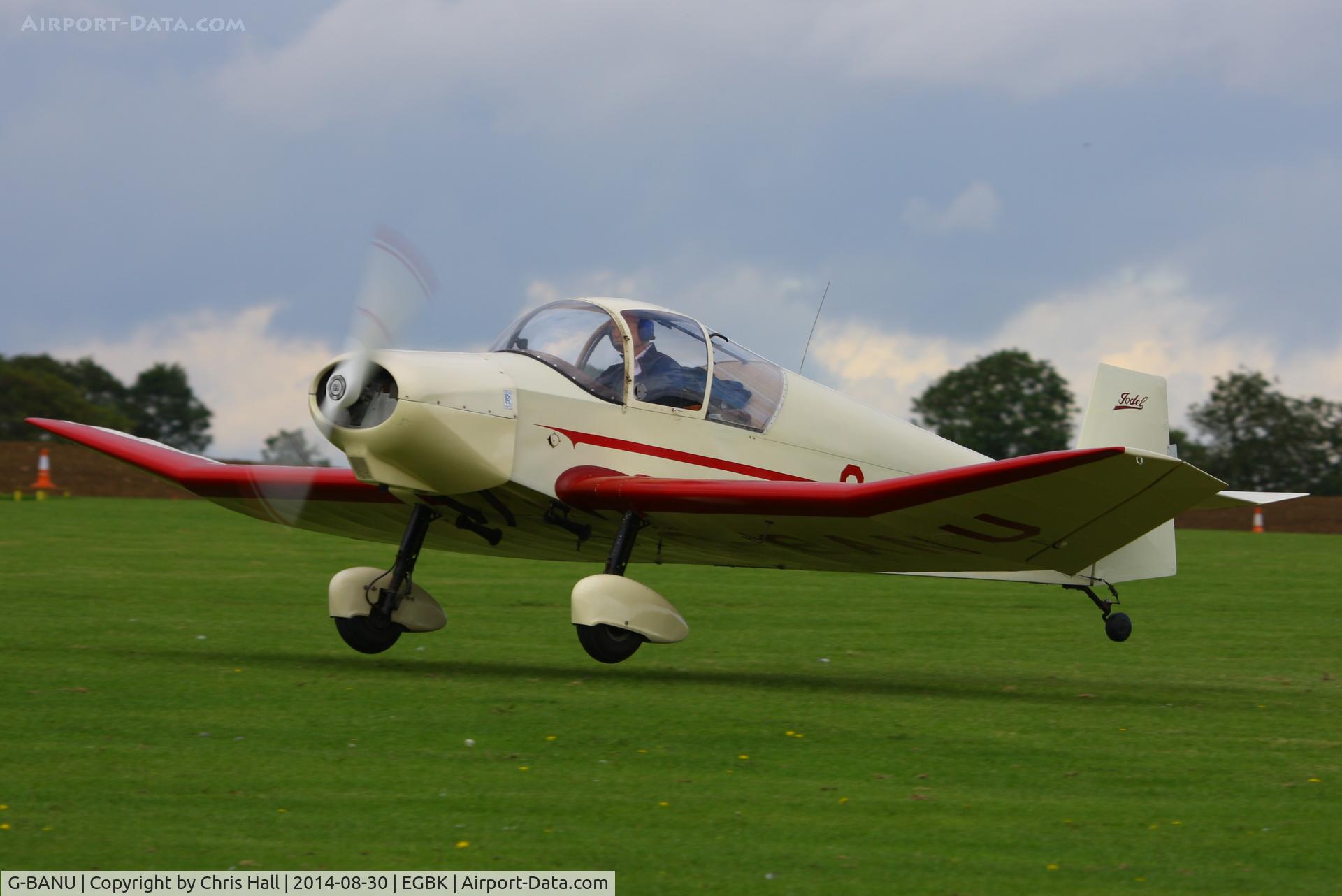 G-BANU, 1963 Wassmer (Jodel) D-120 Paris-Nice C/N 247, at the LAA Rally 2014, Sywell