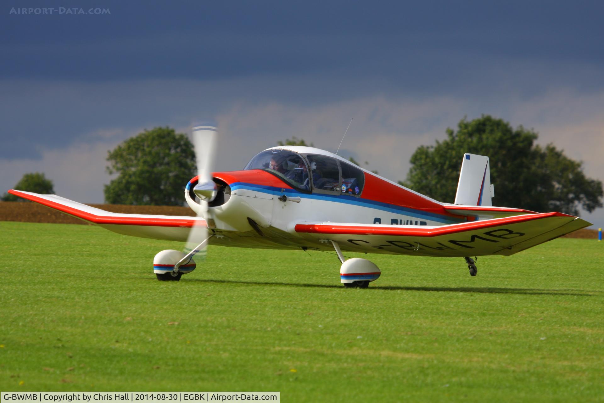 G-BWMB, 1956 Jodel D-119 C/N 77, at the LAA Rally 2014, Sywell