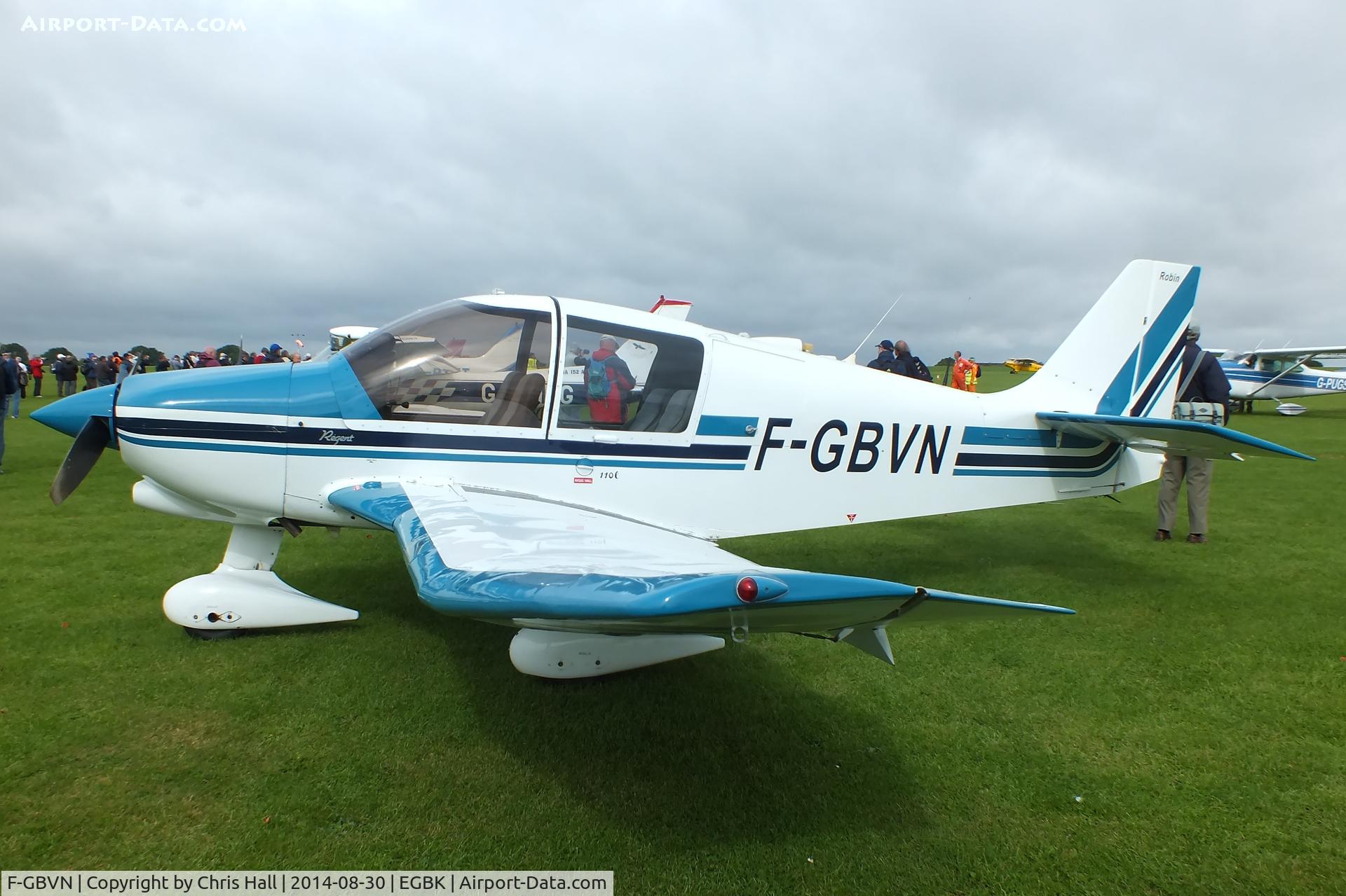 F-GBVN, 1979 Robin DR-400-180 Regent C/N 1408, at the LAA Rally 2014, Sywell