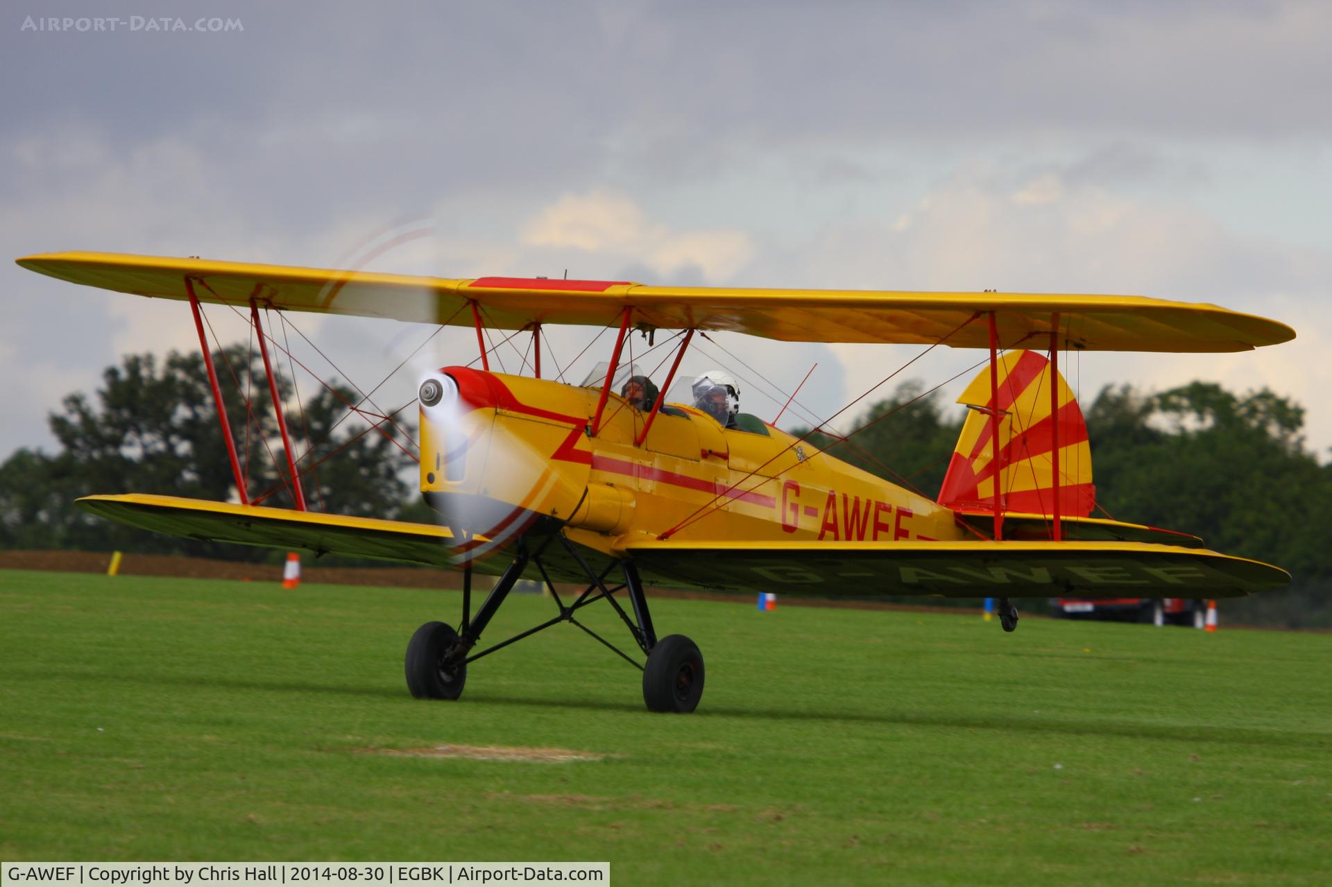 G-AWEF, 1947 Stampe-Vertongen SV-4C(G) C/N 549, at the LAA Rally 2014, Sywell