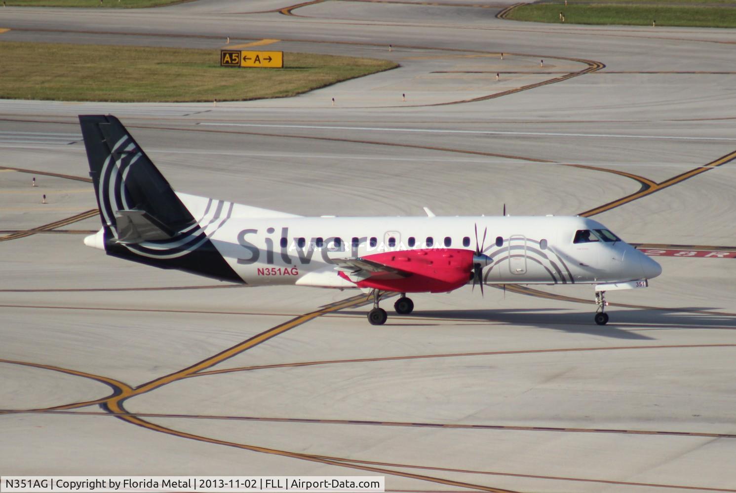 N351AG, 1998 Saab 340B C/N 340B-445, Silver Airways Saab 340