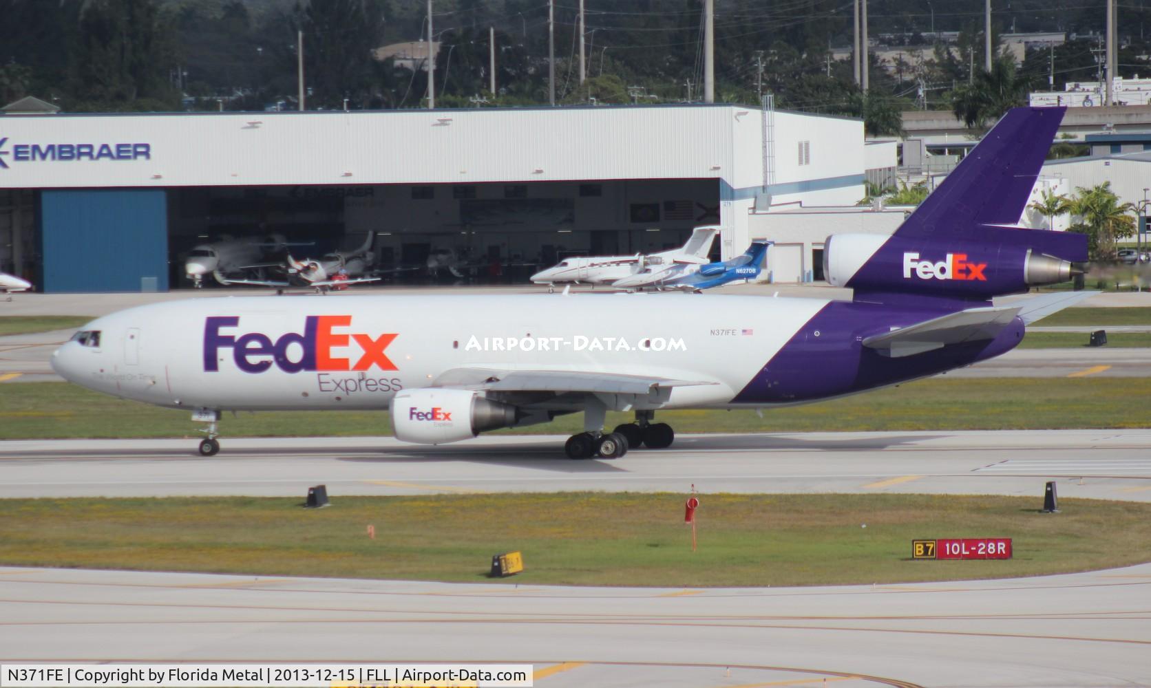 N371FE, 1972 McDonnell Douglas MD-10-10F C/N 46609, Fed Ex MD-10-10F