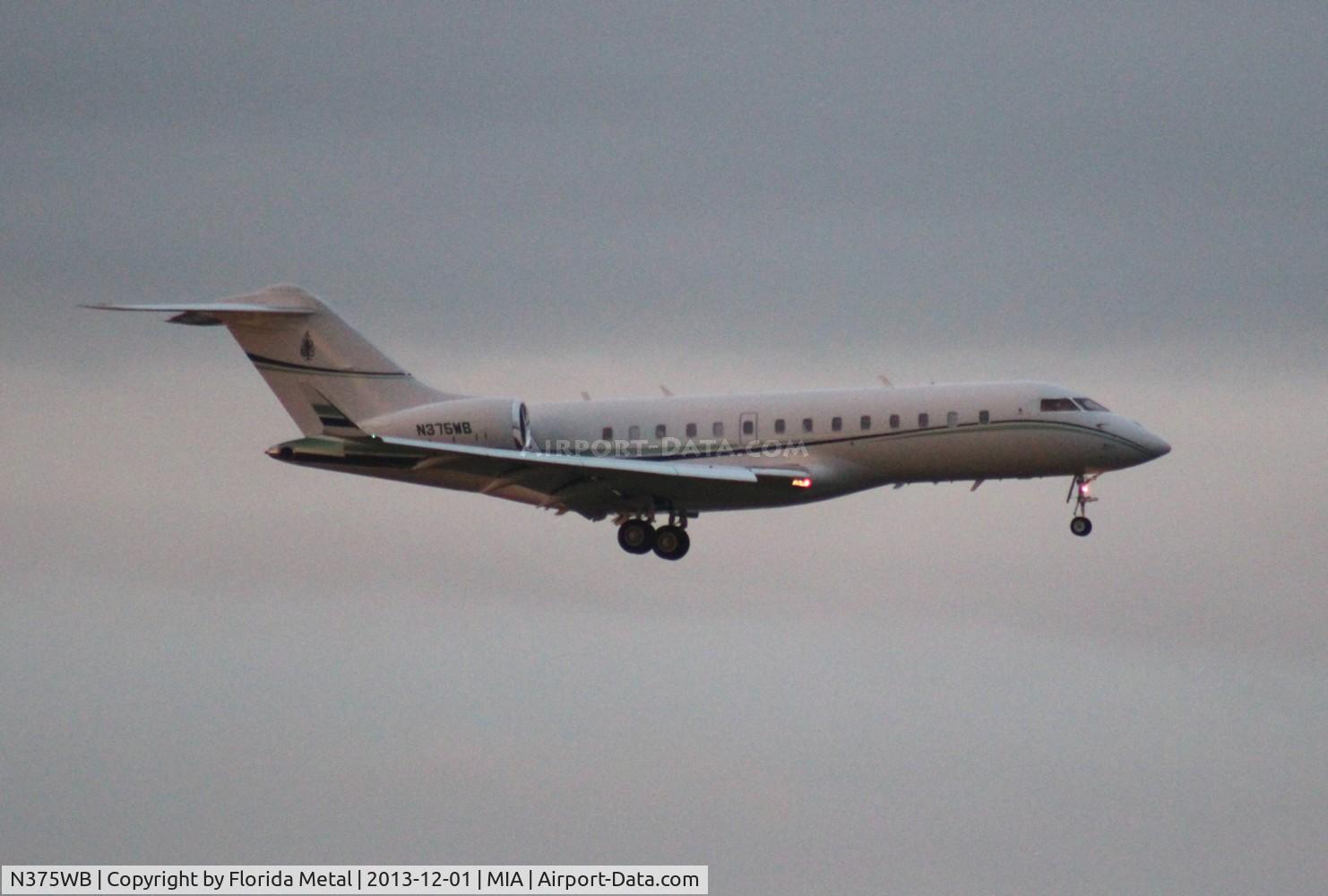 N375WB, 2004 Bombardier Challenger 300 (BD-100-1A10) C/N 20025, Global 5000