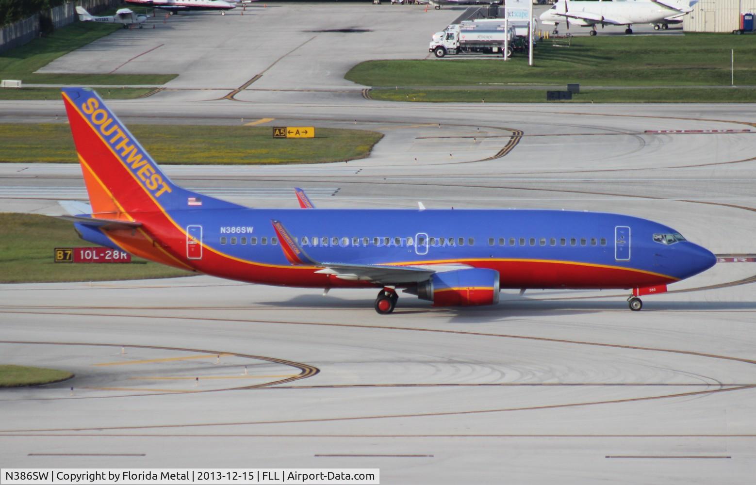 N386SW, 1994 Boeing 737-3H4 C/N 26601, Southwest 737-300