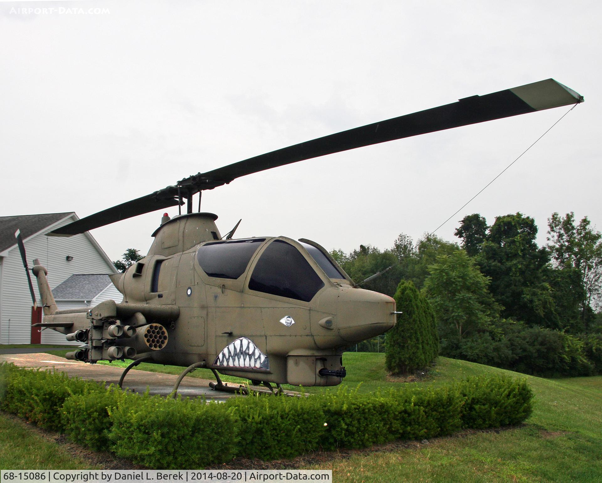 68-15086, 1968 Bell AH-1S Cobra C/N 20620, This Huey is on display as a veterans memorial at a VFW post, Bath, NY.