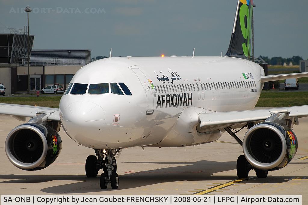 5A-ONB, 2007 Airbus A320-214 C/N 3236, AFRIQIYAH