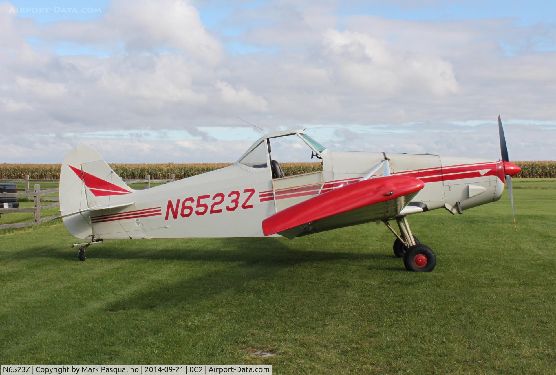 N6523Z, 1962 Piper PA-25-235 Pawnee C/N 25-2052, Piper PA-25-235