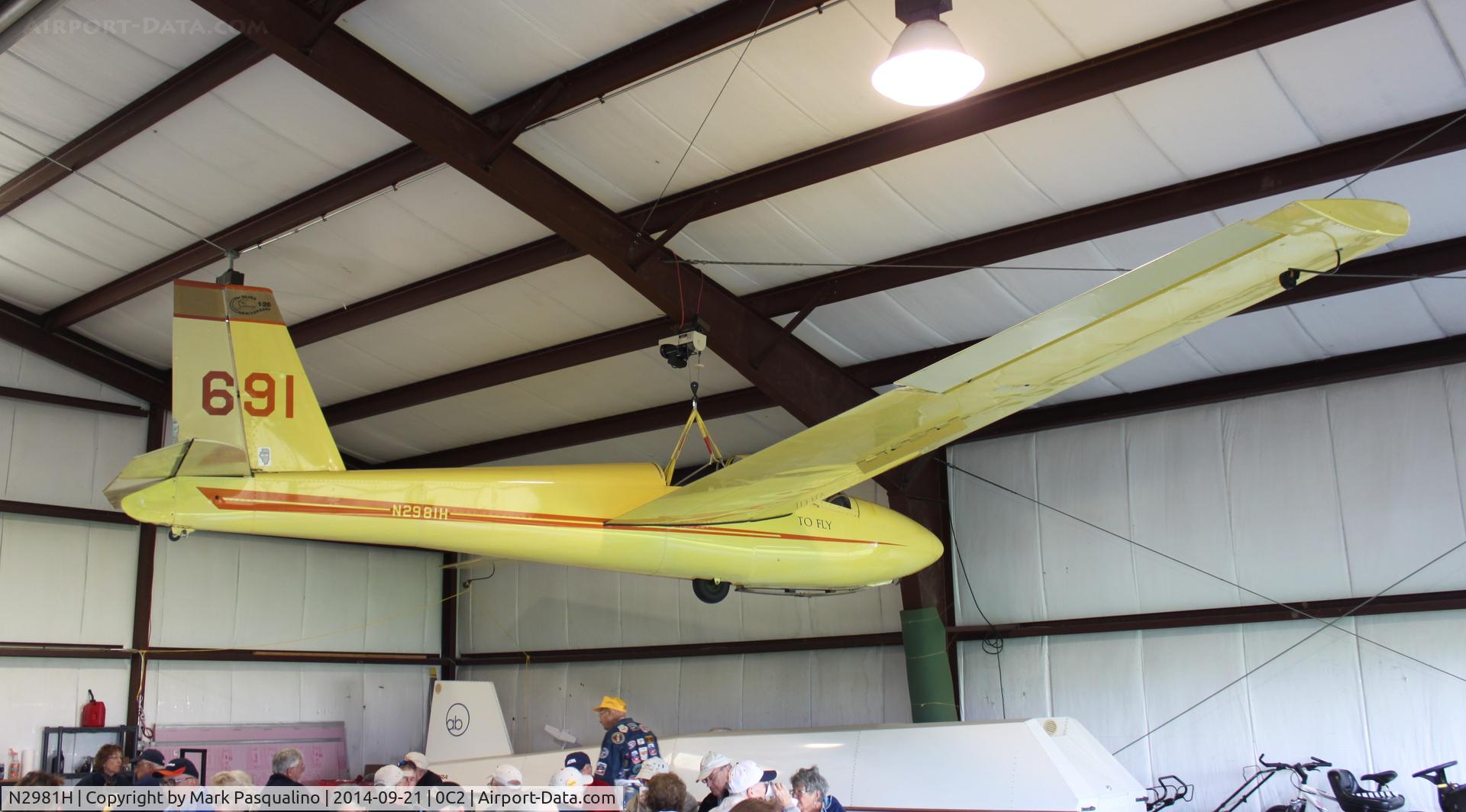 N2981H, 1979 Schweizer SGS 1-26E C/N 691, SGS 1-26E