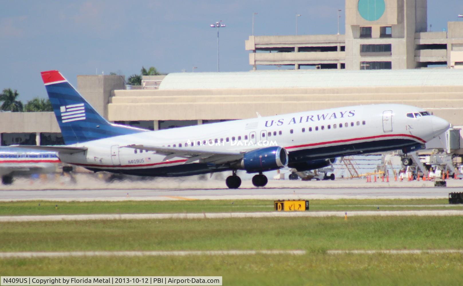N409US, 1988 Boeing 737-401 C/N 23879, US Airways 737-400