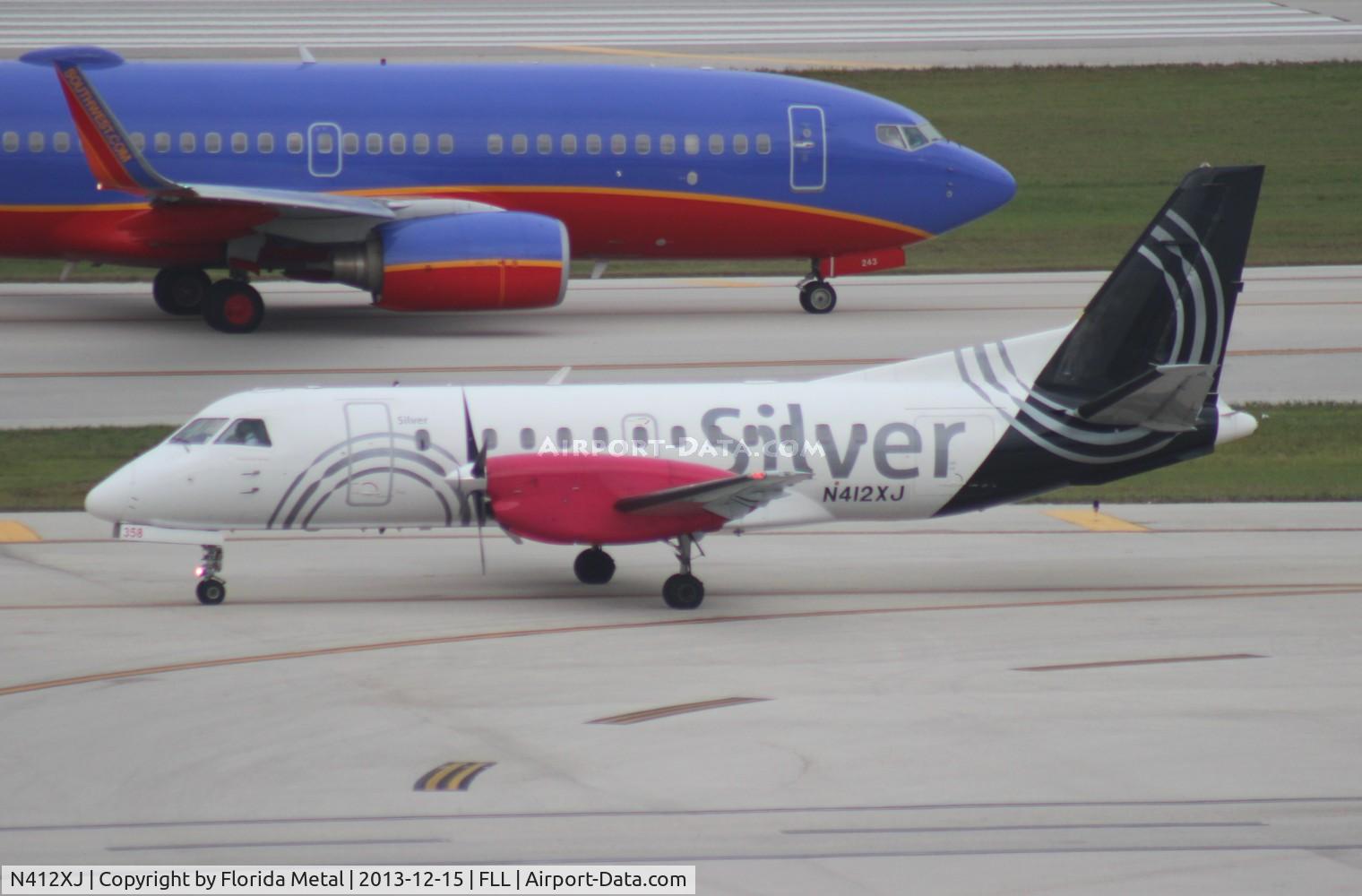 N412XJ, Saab 340B C/N 340B-412, Silver Airways Saab 340