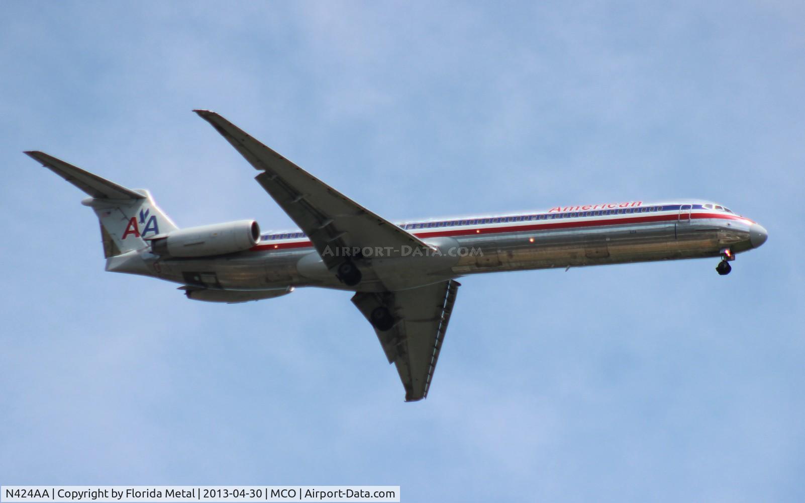 N424AA, 1986 McDonnell Douglas MD-82 (DC-9-82) C/N 49336, American MD-82