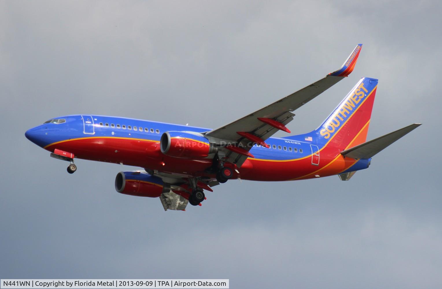 N441WN, 2003 Boeing 737-7H4 C/N 29837, Southwest 737-700