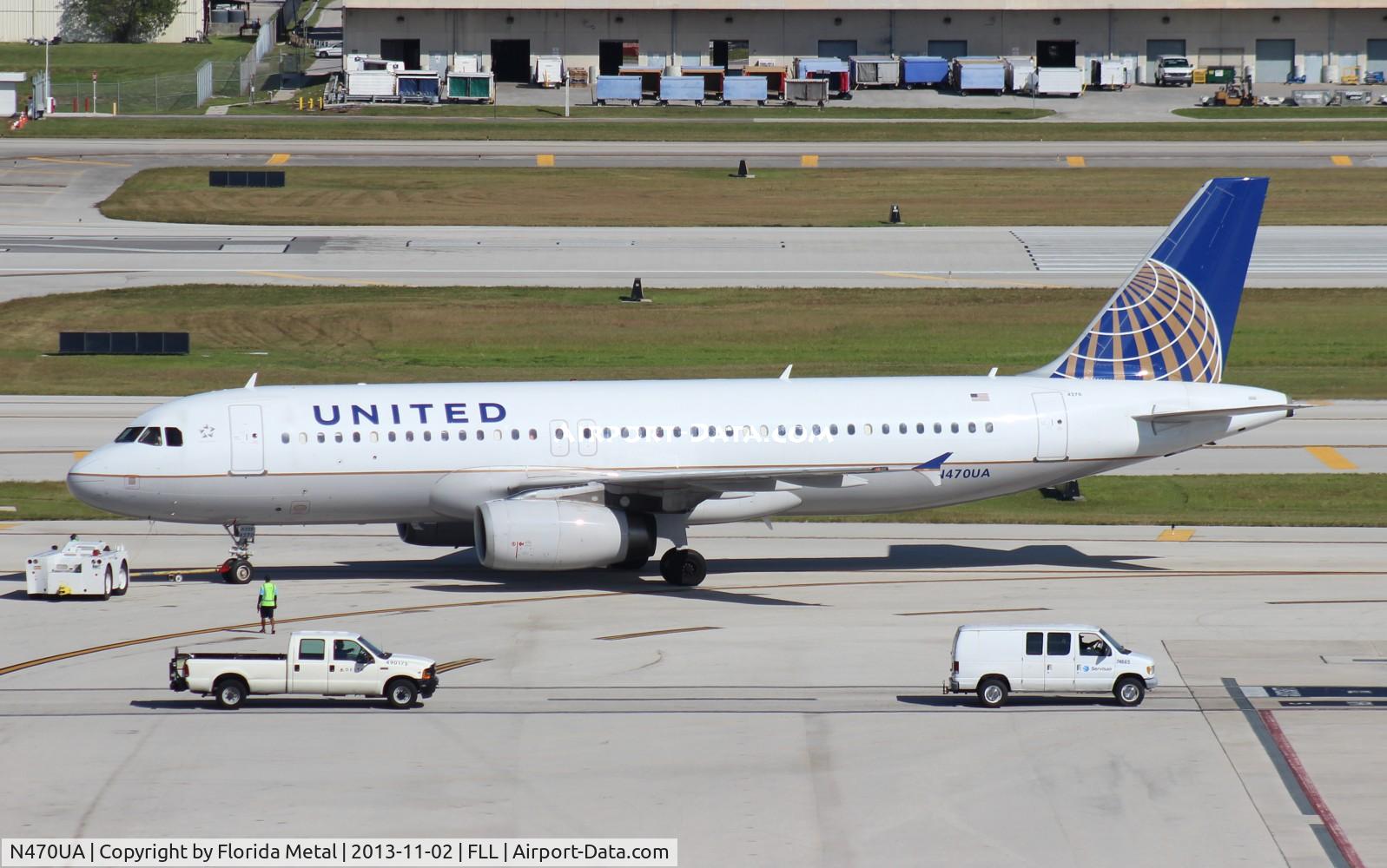 N470UA, 2001 Airbus A320-232 C/N 1427, United A320