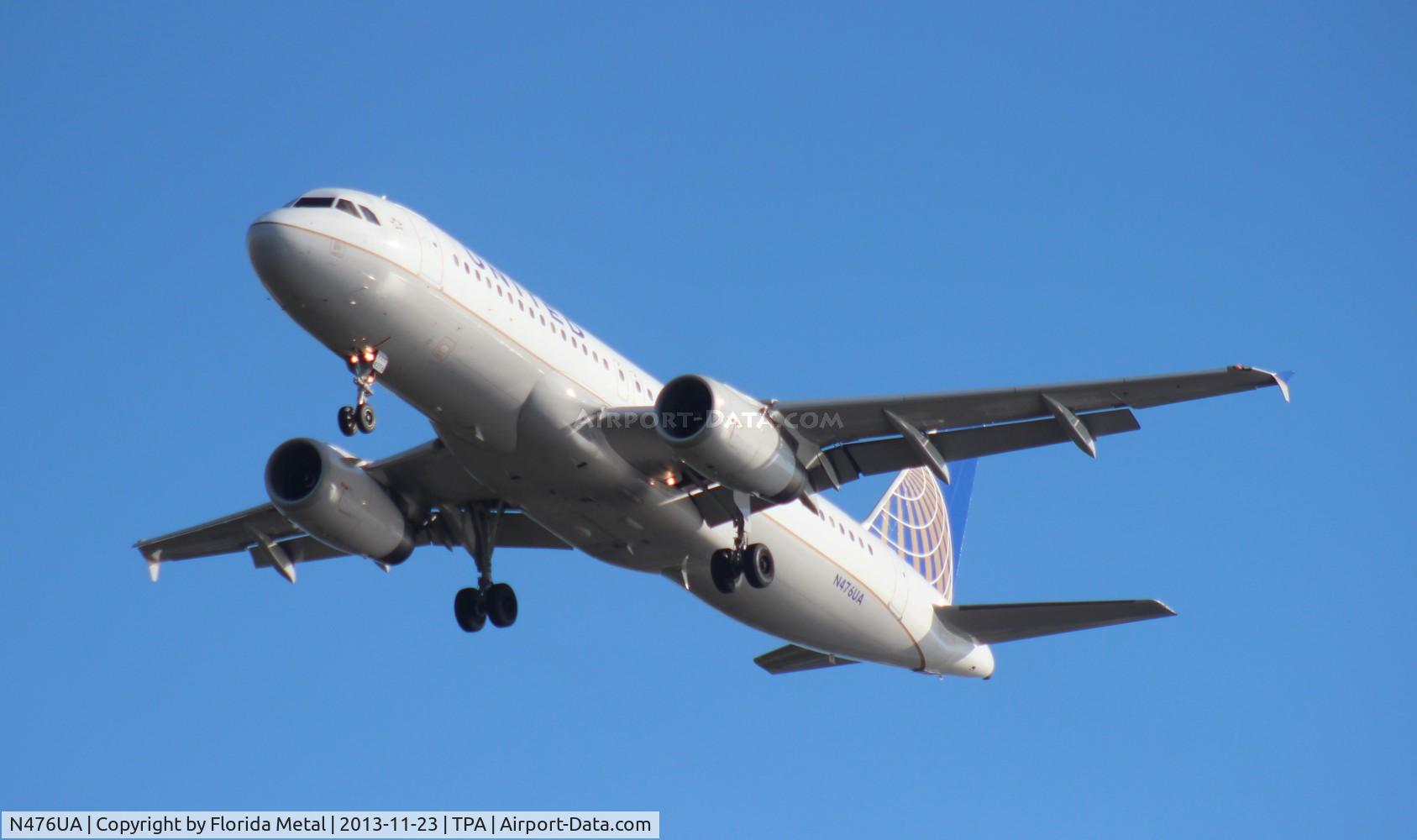 N476UA, 2001 Airbus A320-232 C/N 1508, United A320