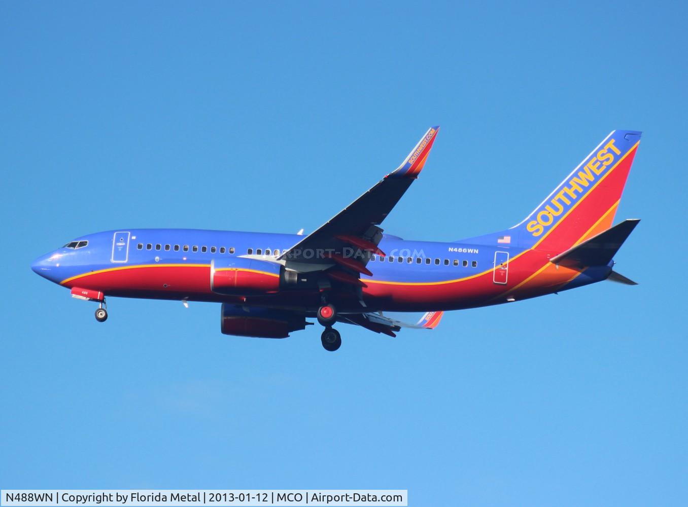 N488WN, 2004 Boeing 737-7H4 C/N 33853, Southwest 737-700