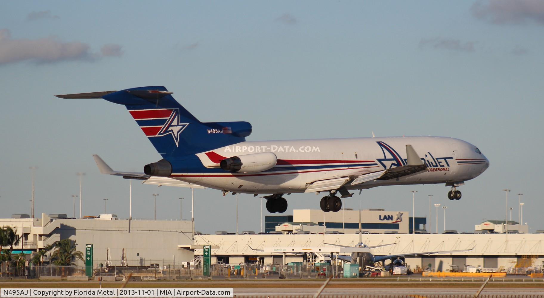 N495AJ, 1975 Boeing 727-233F C/N 20937, Amerijet 727-200