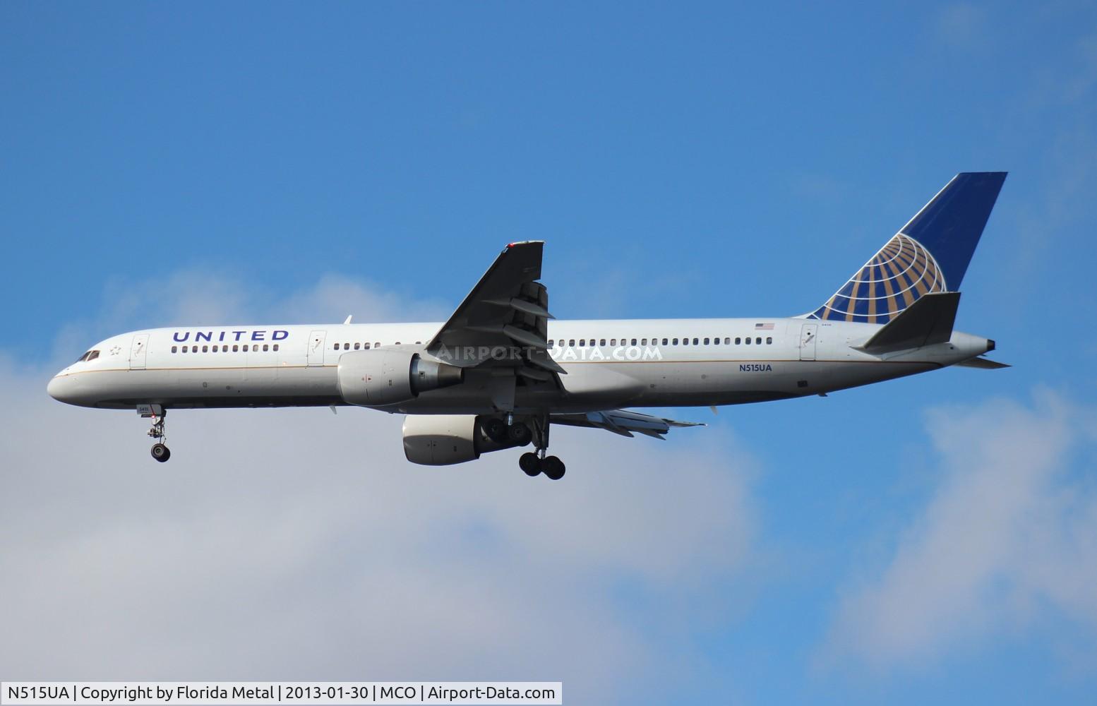 N515UA, 1990 Boeing 757-222F C/N 24840, United 757-200