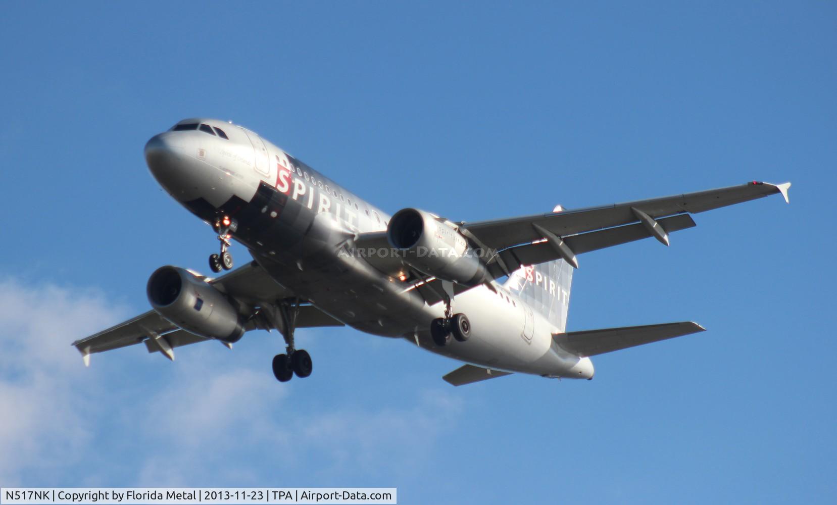 N517NK, 2006 Airbus A319-132 C/N 2711, Spirit A319