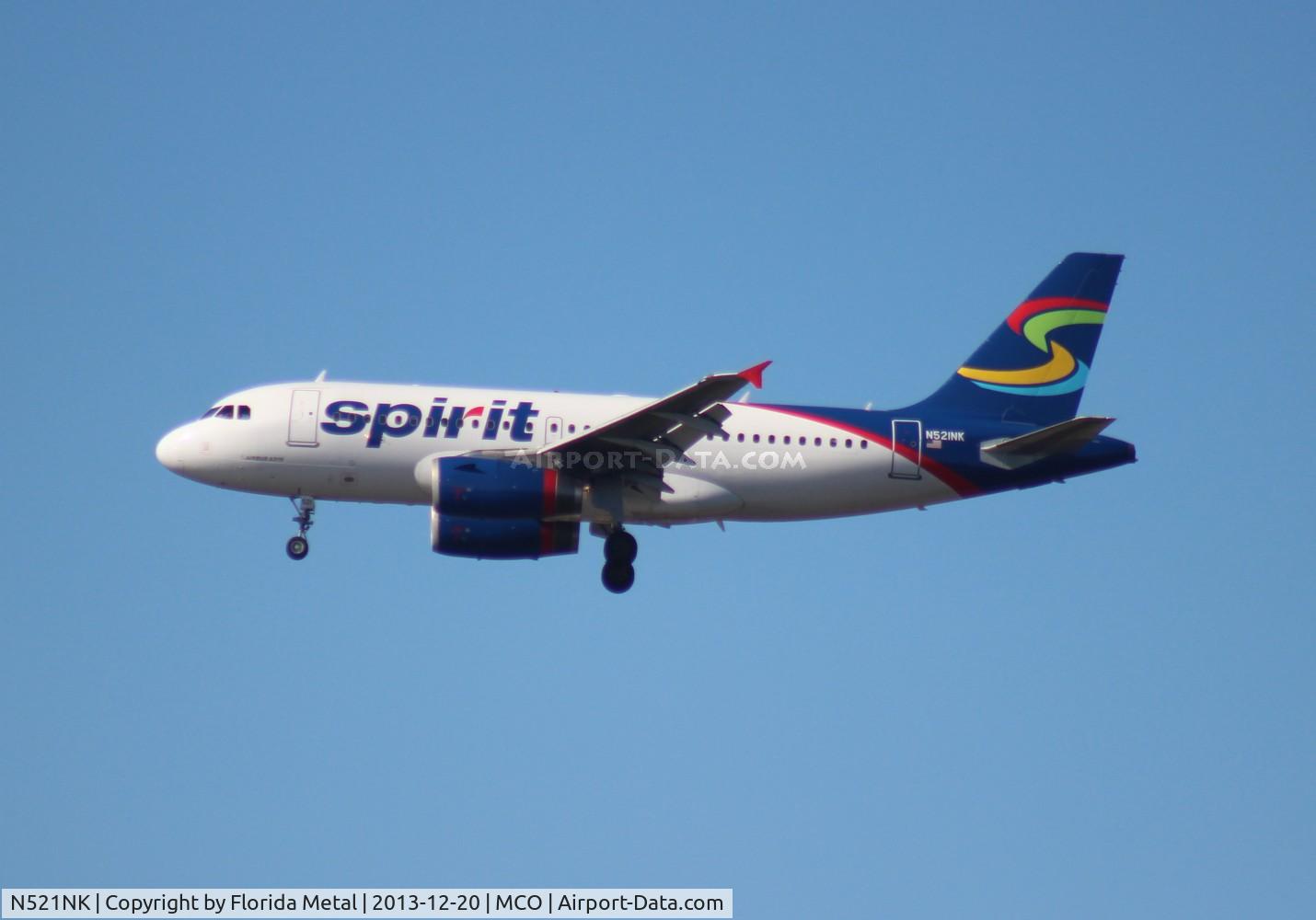 N521NK, 2006 Airbus A319-132 C/N 2797, Spirit A319