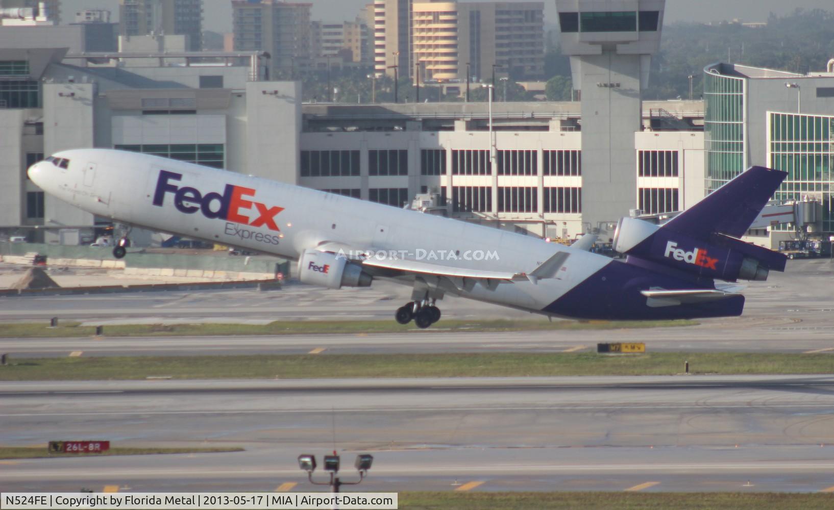 N524FE, 1993 McDonnell Douglas MD-11F C/N 48480, Fed Ex MD-11