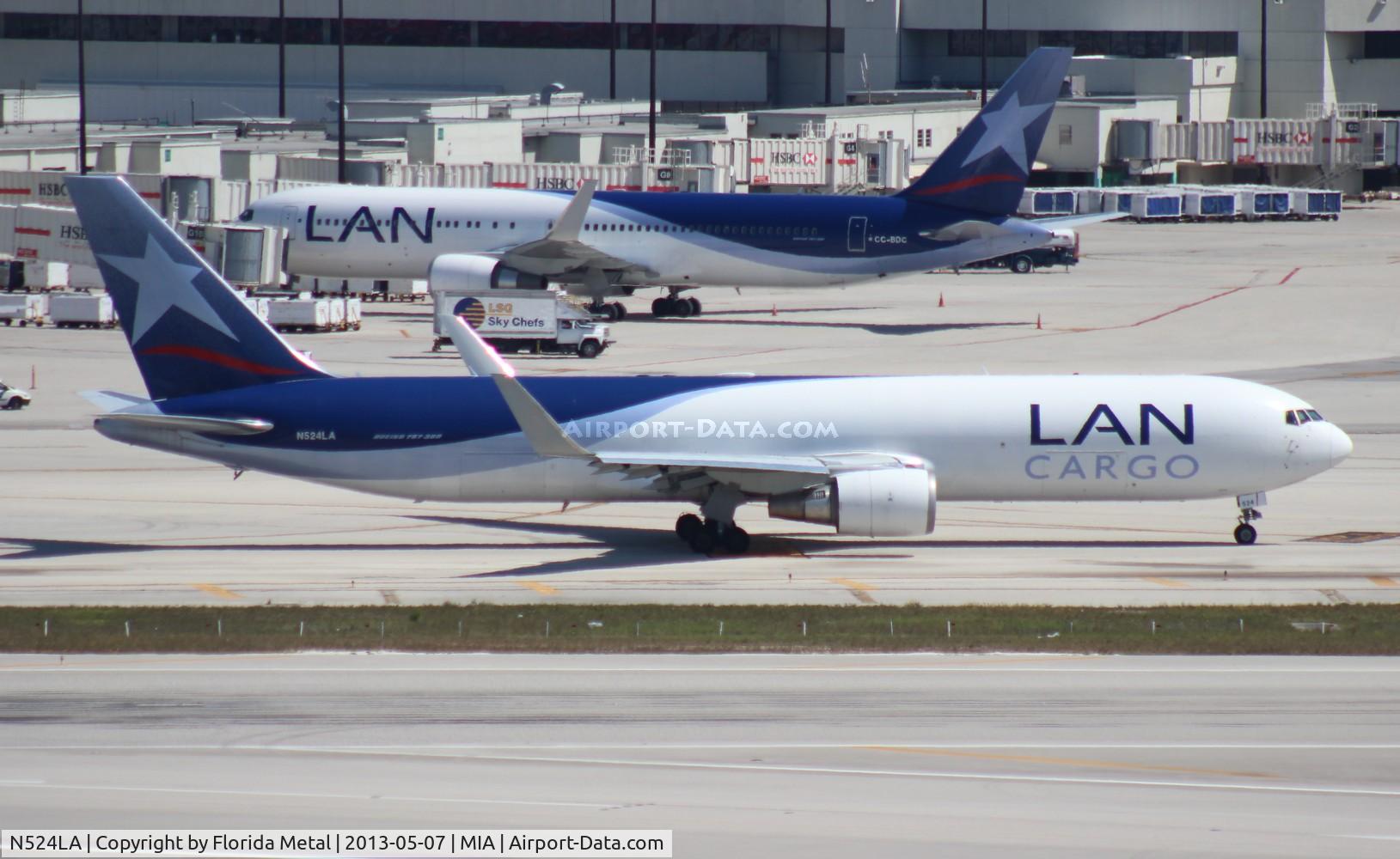 N524LA, 2007 Boeing 767-346F C/N 35816, LAN Cargo 767-300F