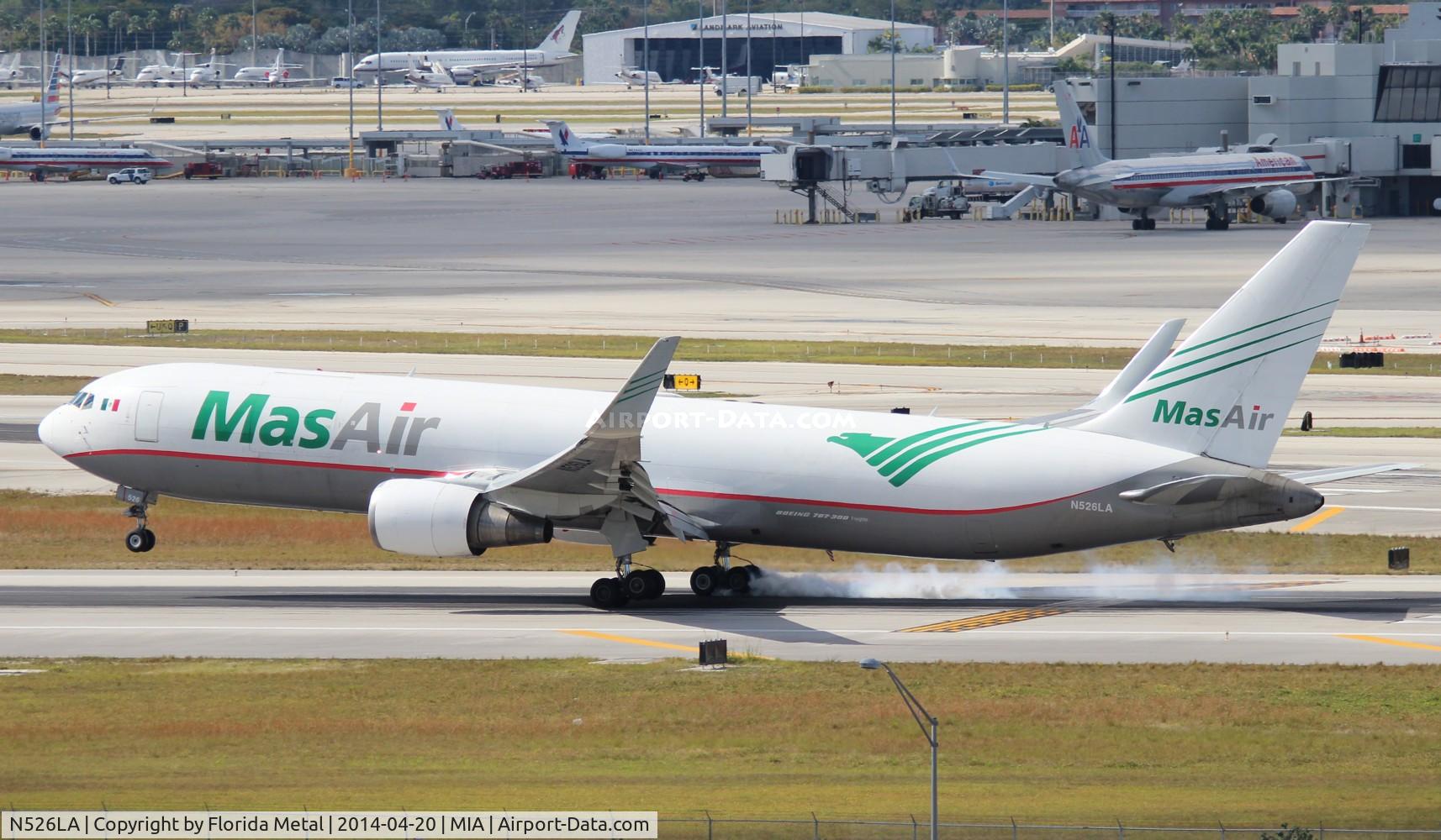 N526LA, 2007 Boeing 767-346F C/N 35817, MAS Air 767-300F since been repainted as TAM Cargo