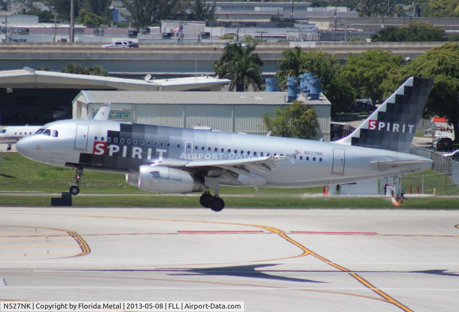 N527NK, 2007 Airbus A319-132 C/N 2978, Spirit A319