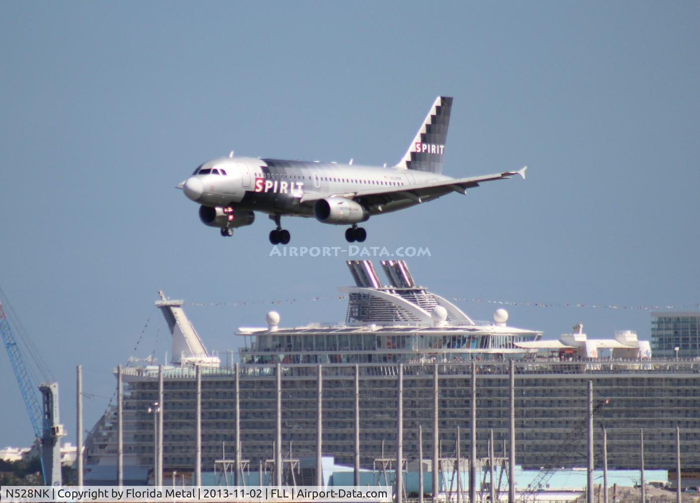 N528NK, 2007 Airbus A319-132 C/N 2983, Spirit A319