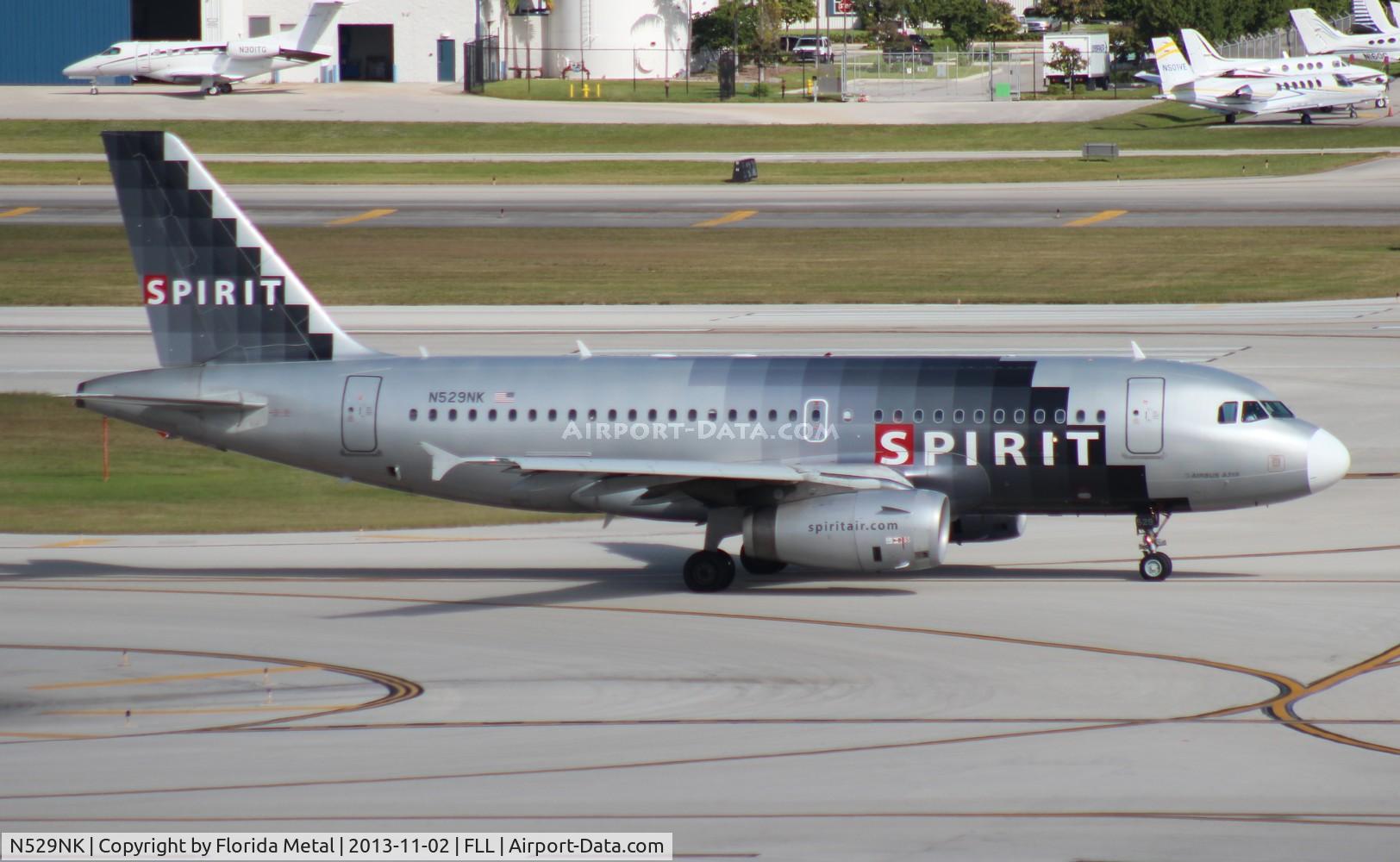 N529NK, 2007 Airbus A319-132 C/N 3007, Spirit A319