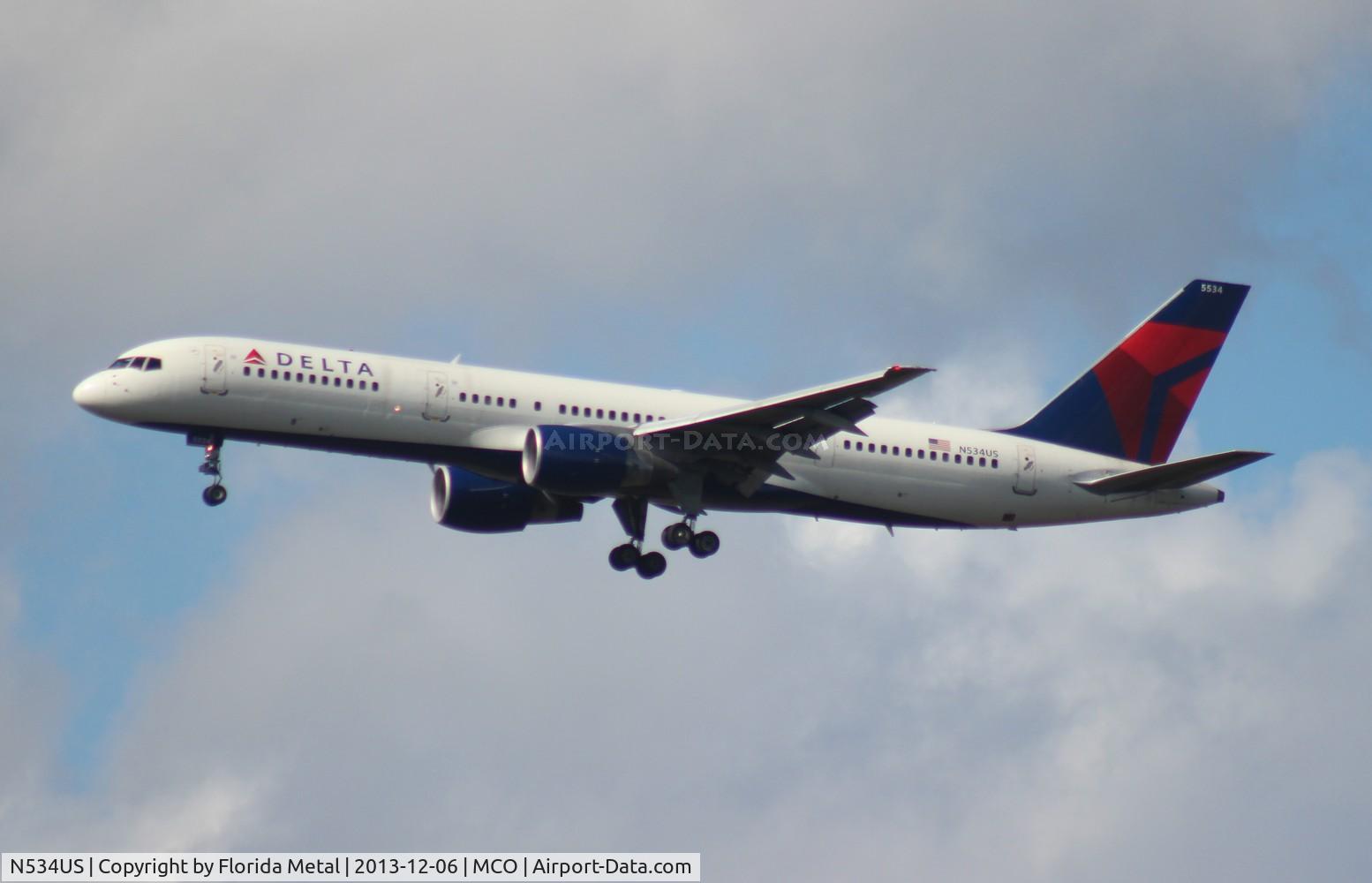 N534US, 1988 Boeing 757-251 C/N 24265, Delta 757-200