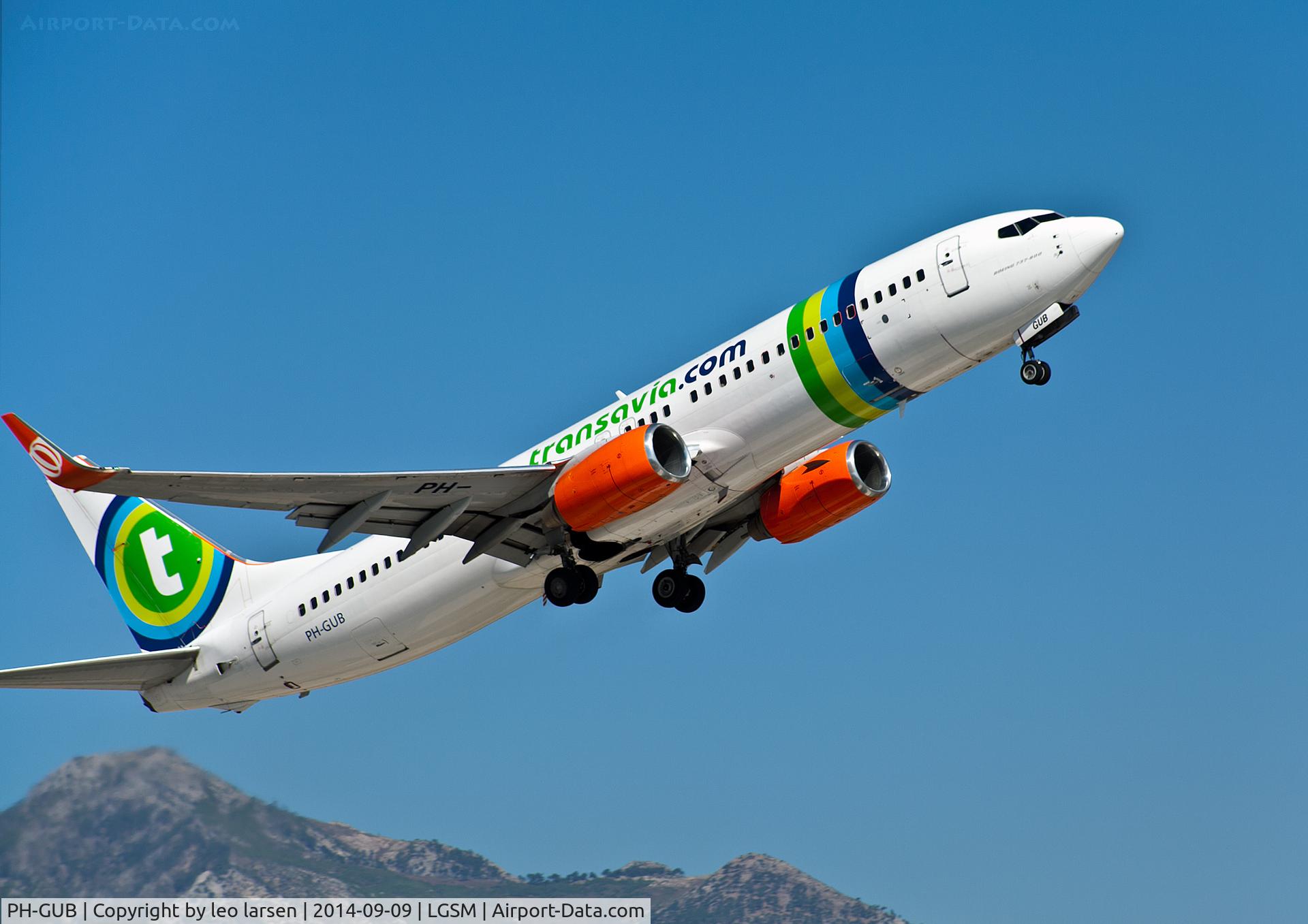 PH-GUB, Boeing 737-8EH C/N 35832/3309, Samos 9.9.14