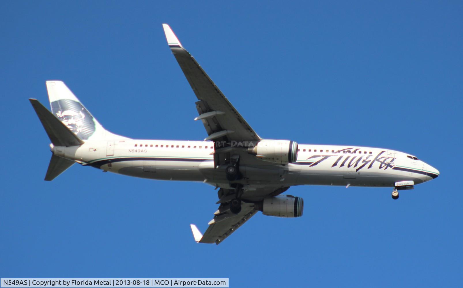 N549AS, 2005 Boeing 737-8FH C/N 30824, Alaska 737-800