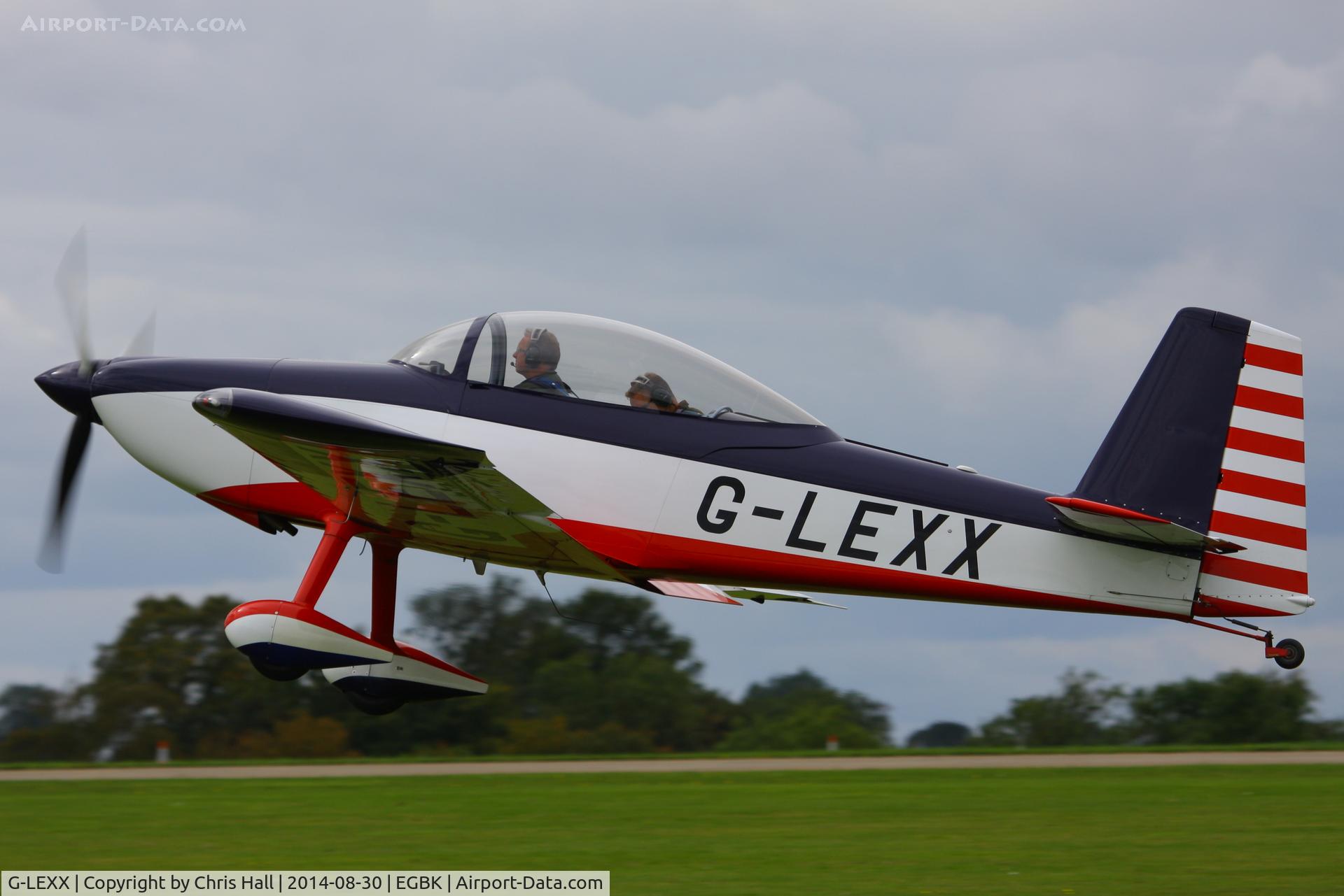 G-LEXX, 2002 Vans RV-8 C/N PFA 303-13896, at the LAA Rally 2014, Sywell