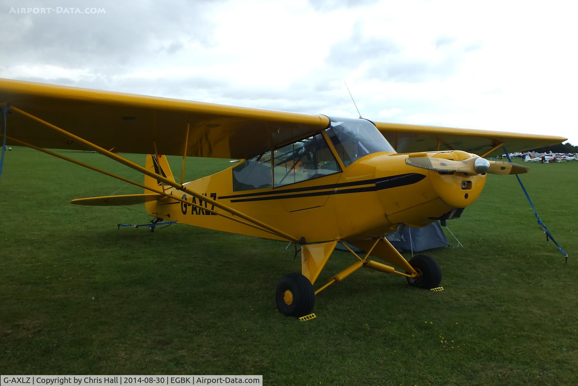 G-AXLZ, 1952 Piper L-18C Super Cub C/N 18-2052, at the LAA Rally 2014, Sywell