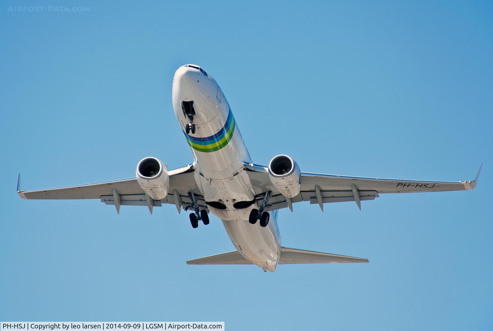 PH-HSJ, 2014 Boeing 737-8K2 C/N 42150, Samos 9.9.14