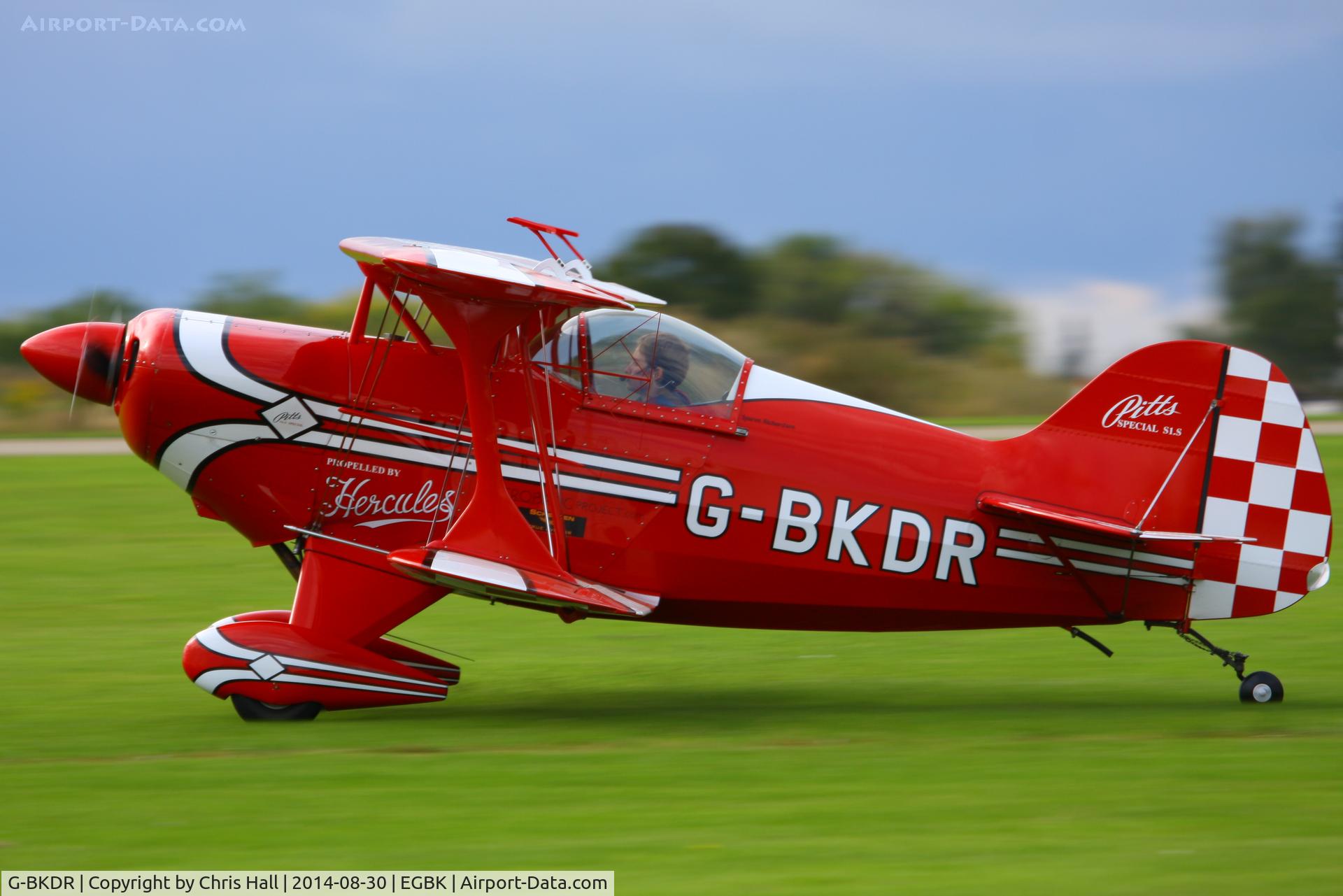 G-BKDR, 1982 Pitts S-1S Special C/N PFA 009-10654, at the LAA Rally 2014, Sywell