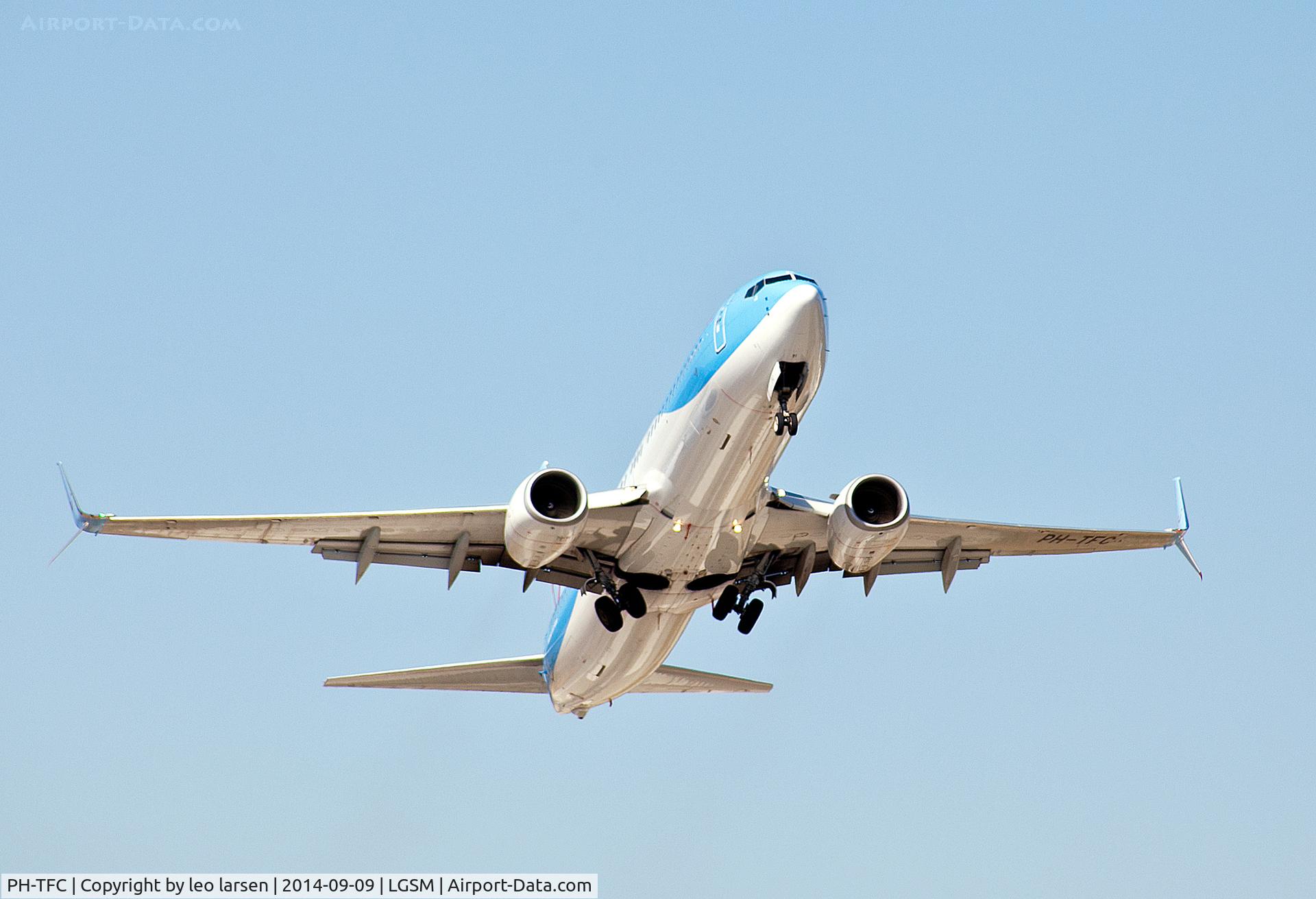 PH-TFC, 2009 Boeing 737-8K5 C/N 35146, Samos 9.9.14