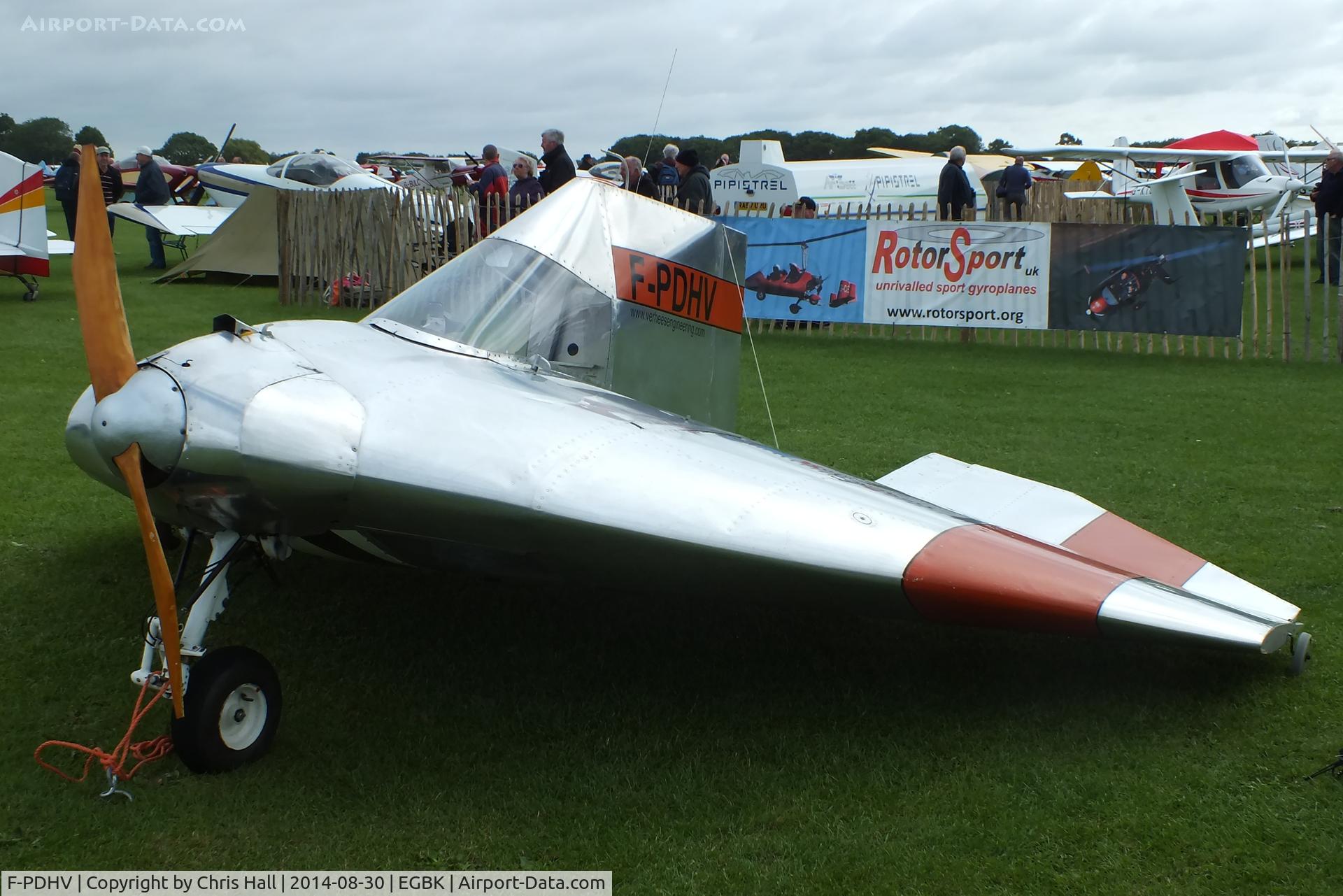 F-PDHV, 2004 Verhees Delta C/N 01, at the LAA Rally 2014, Sywell