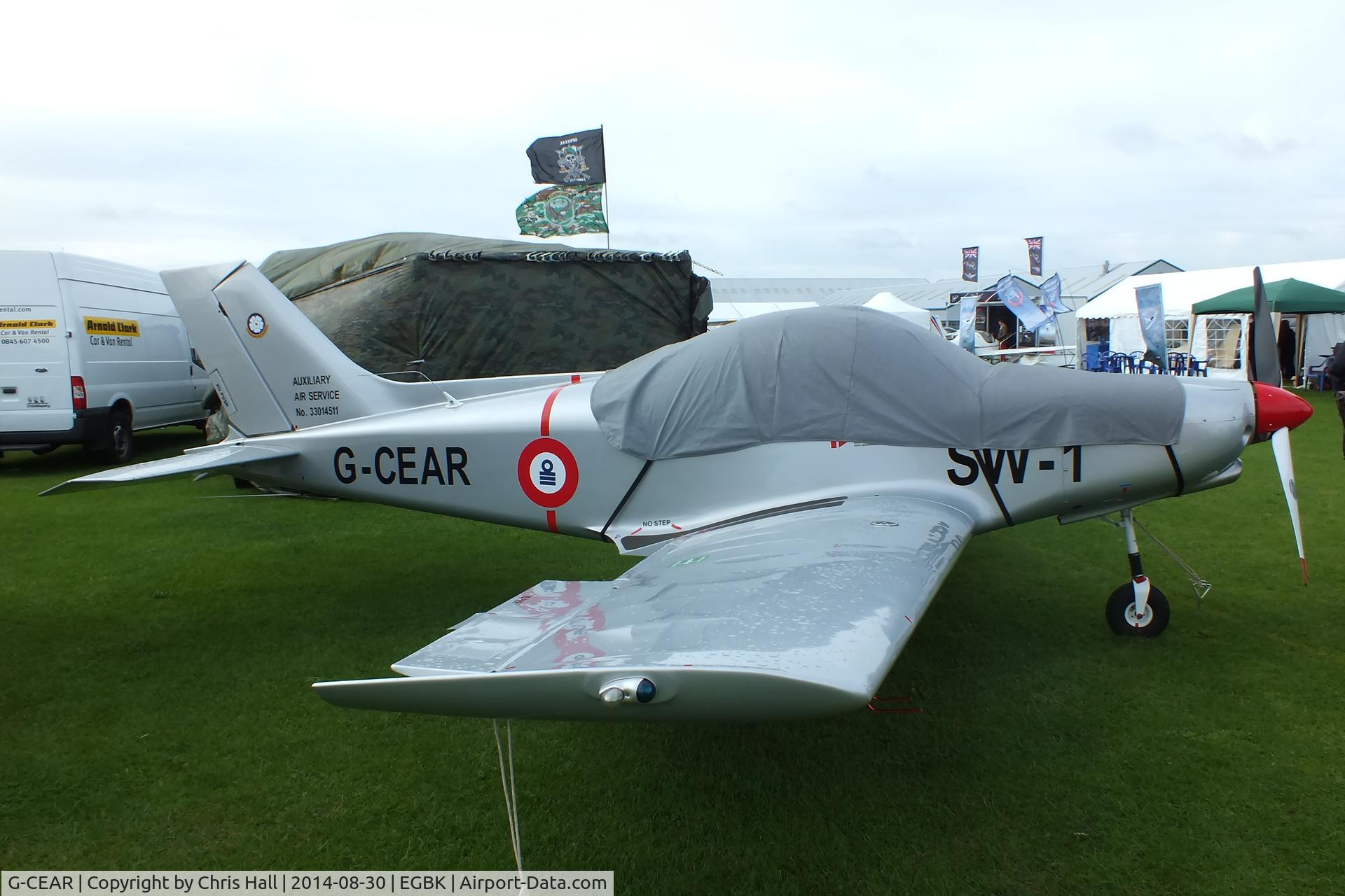 G-CEAR, 2007 Alpi Aviation Pioneer 300 C/N PFA 330-14511, at the LAA Rally 2014, Sywell