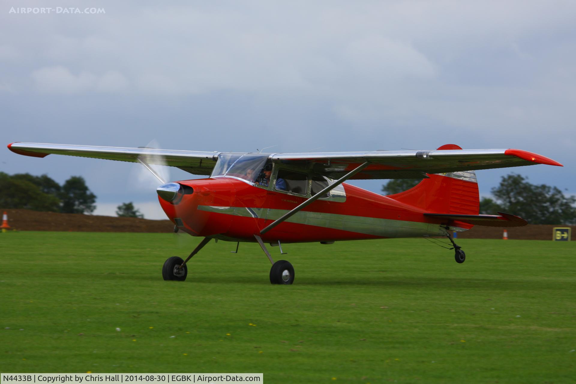 N4433B, 1955 Cessna 170B C/N 26777, at the LAA Rally 2014, Sywell