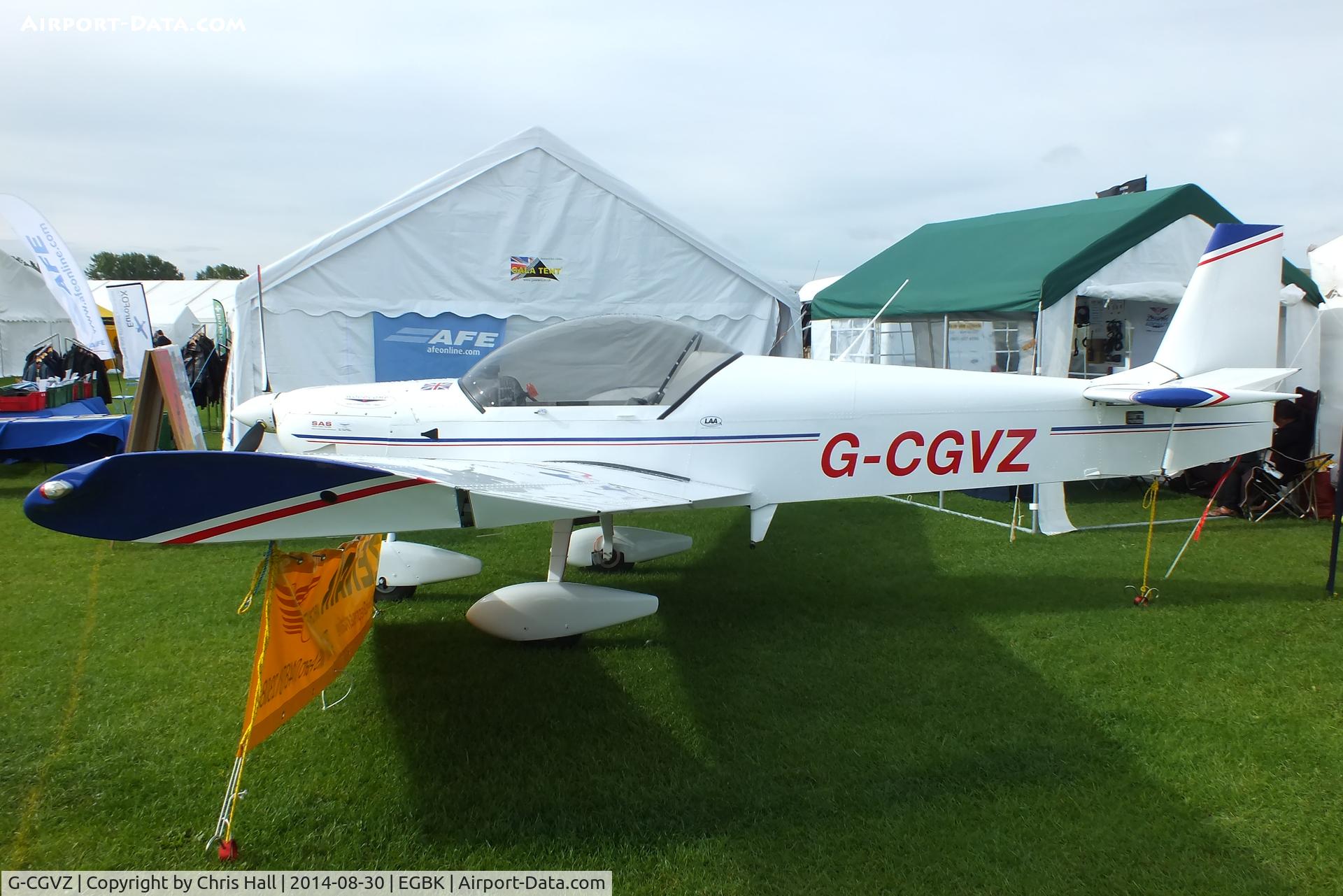 G-CGVZ, 2011 Zenair CH-601 XL C/N LAA 162B-14990, at the LAA Rally 2014, Sywell