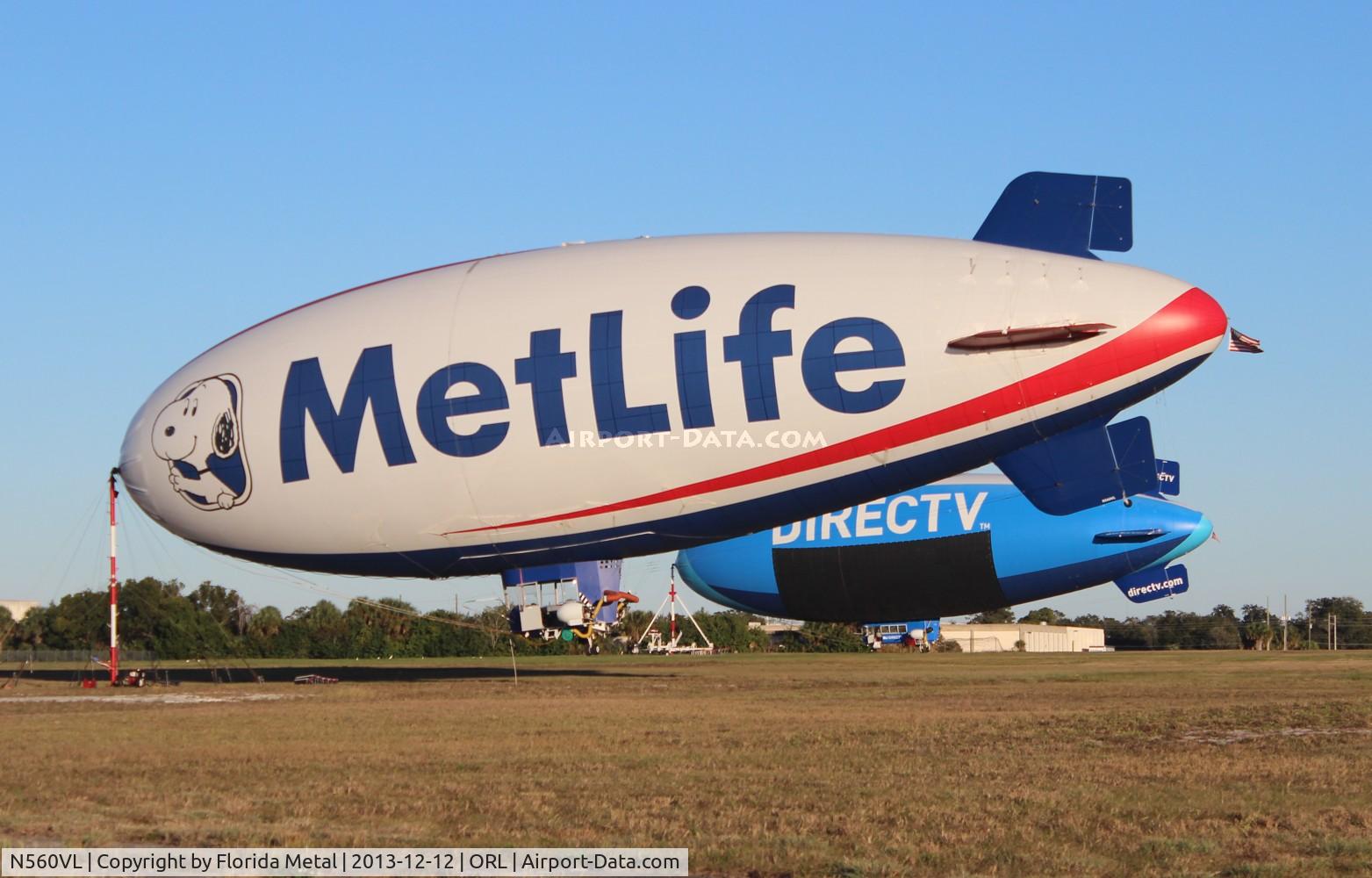 N560VL, 1991 American Blimp Corp A60R C/N 005, Met Life Blimp