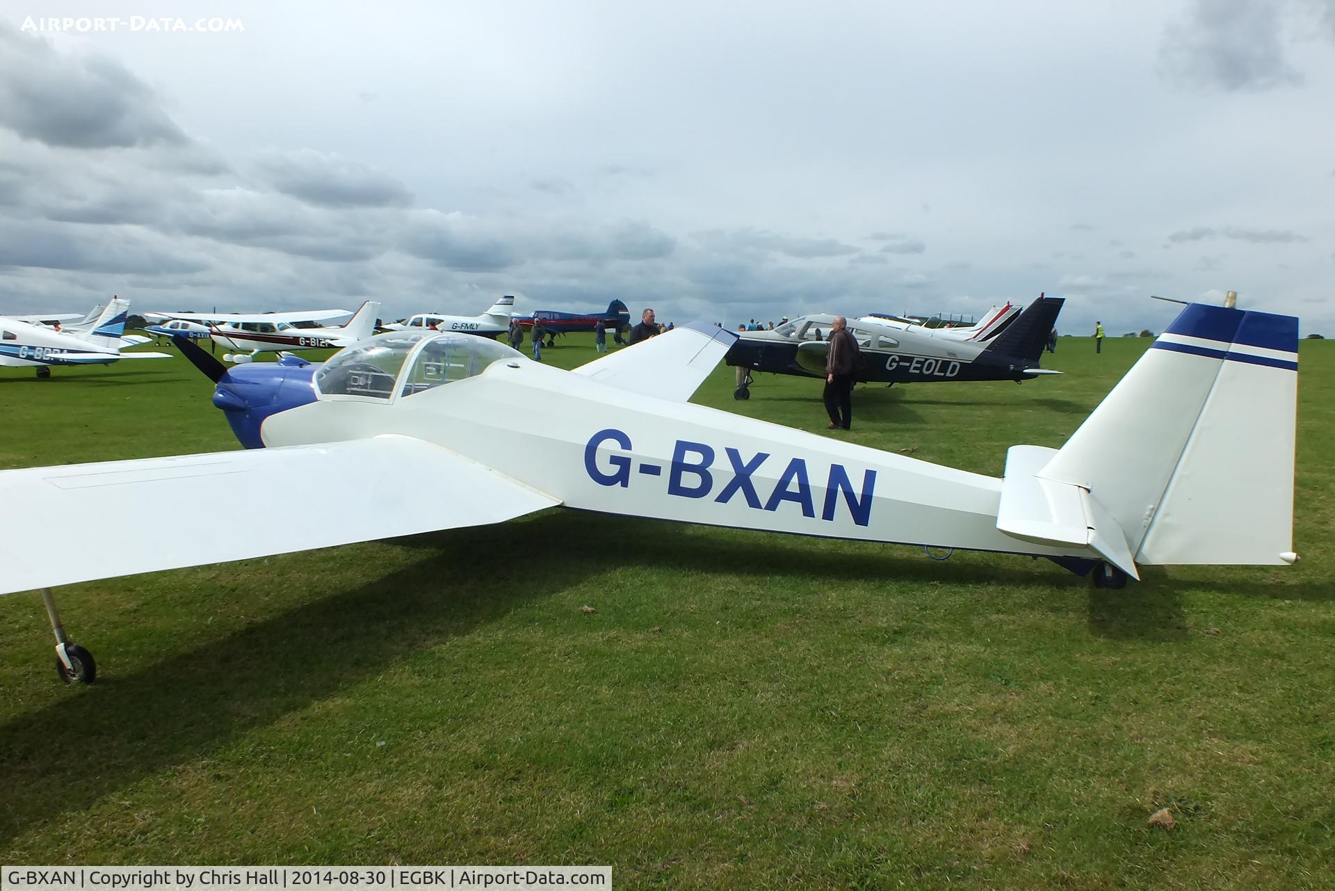 G-BXAN, 1980 Scheibe SF-25C Falke C/N 44299, at the LAA Rally 2014, Sywell