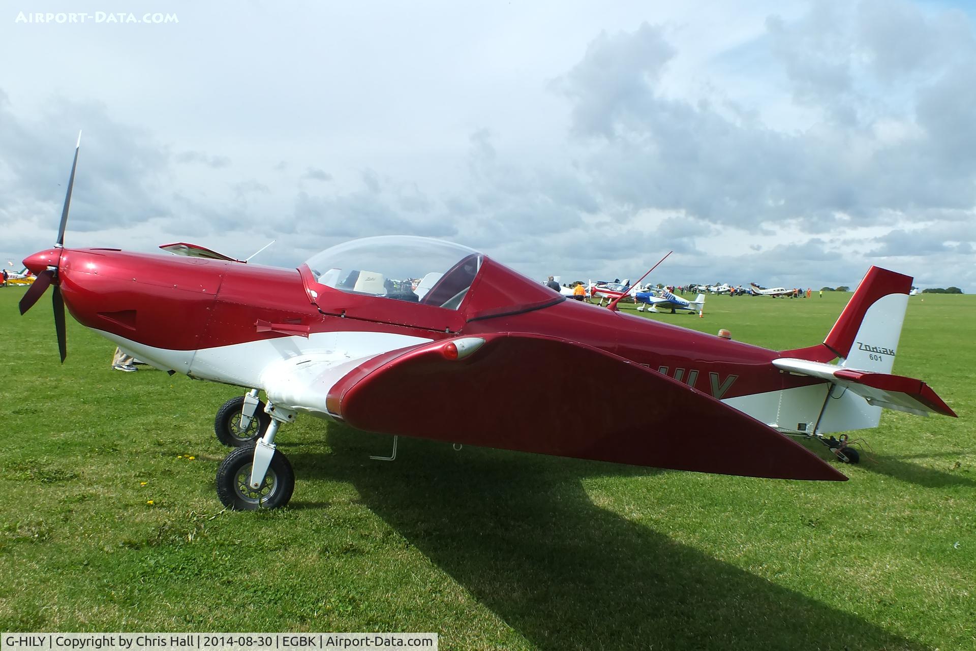 G-HILY, 1989 Zenair CH-601 HD Zodiac C/N PFA 162-11392, at the LAA Rally 2014, Sywell