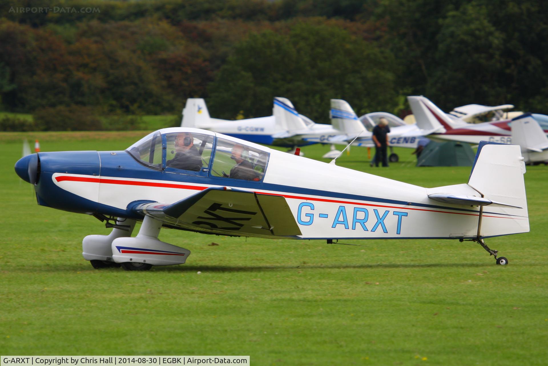 G-ARXT, 1962 SAN Jodel DR-1050 Ambassadeur C/N 355, at the LAA Rally 2014, Sywell