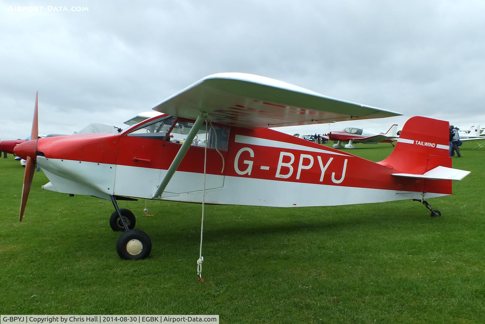 G-BPYJ, 1990 Wittman W-8 Tailwind C/N PFA 031-11028, at the LAA Rally 2014, Sywell