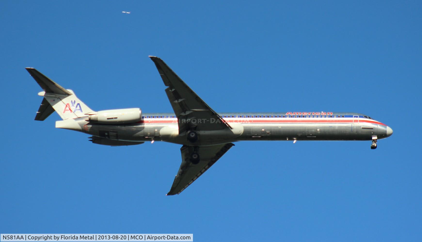 N581AA, 1991 McDonnell Douglas MD-82 (DC-9-82) C/N 53158, American MD-82